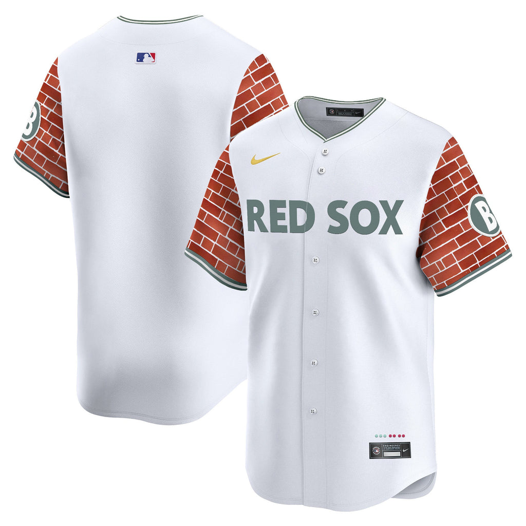 Men’s Boston 2025 Fenway Red Brick Style Vapor Premier Limited Jersey – Stitched