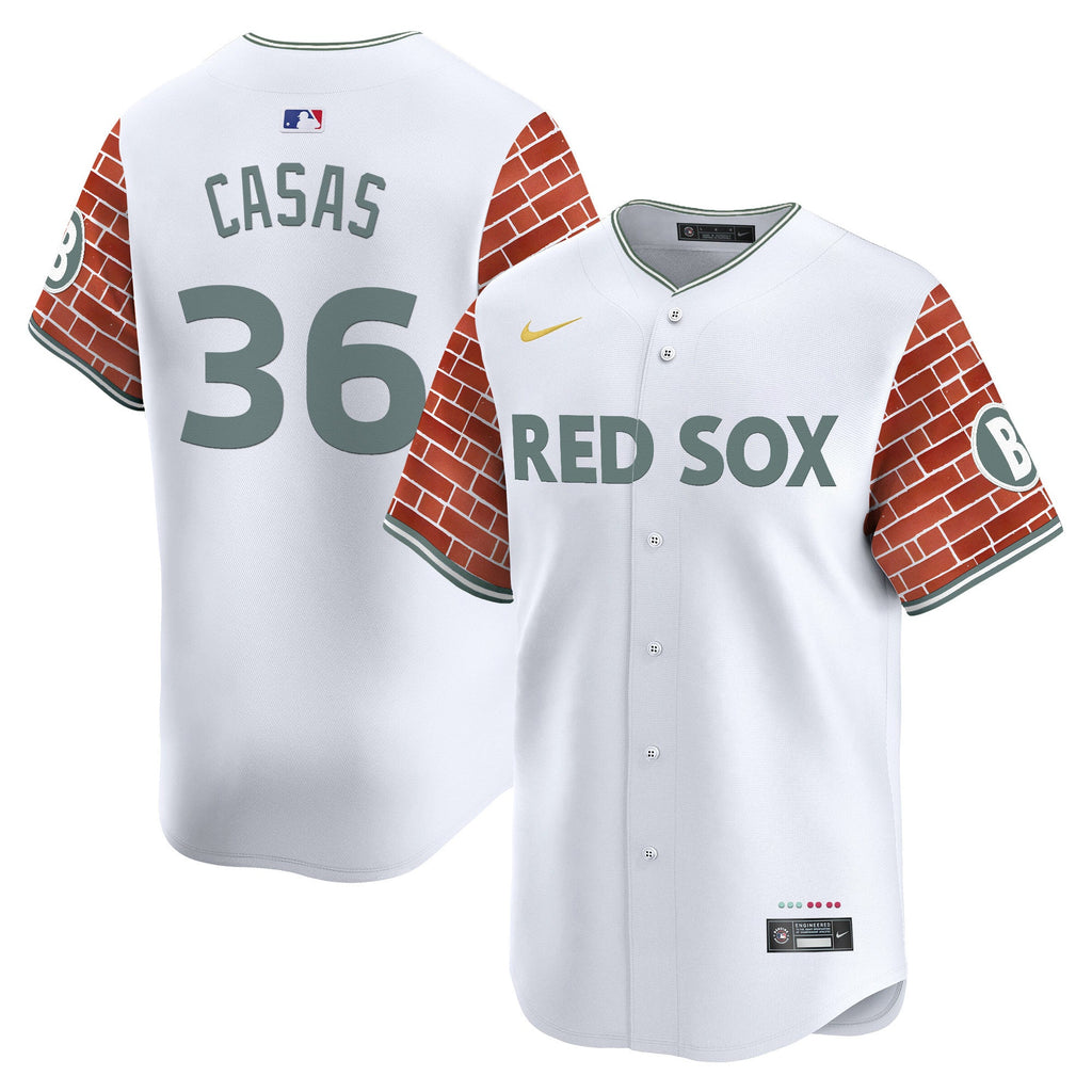Men’s Boston 2025 Fenway Red Brick Style Vapor Premier Limited Jersey – Stitched