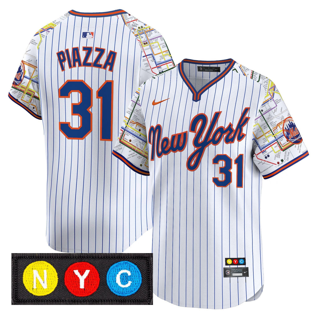 Men’s New York Subway Style Vapor Premier Limited Jersey – Stitched