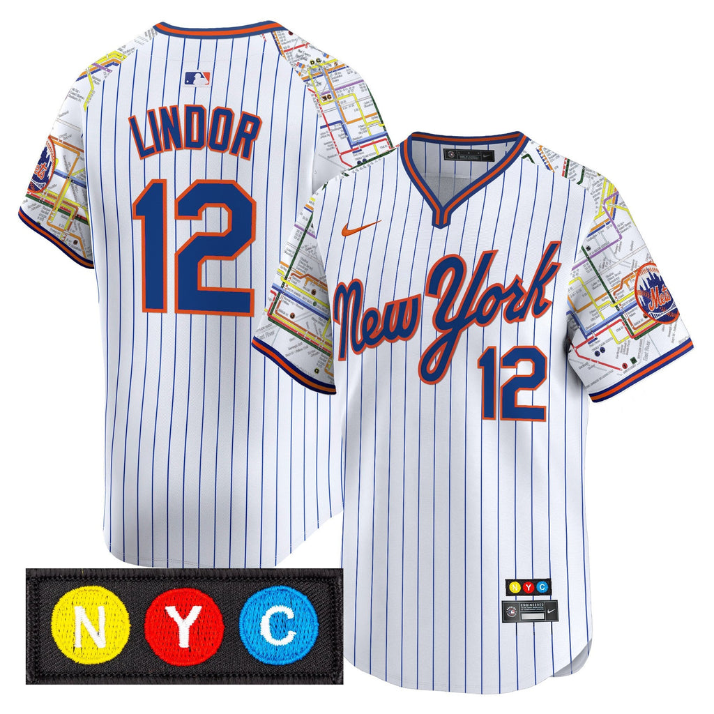 Men’s New York Subway Style Vapor Premier Limited Jersey – Stitched