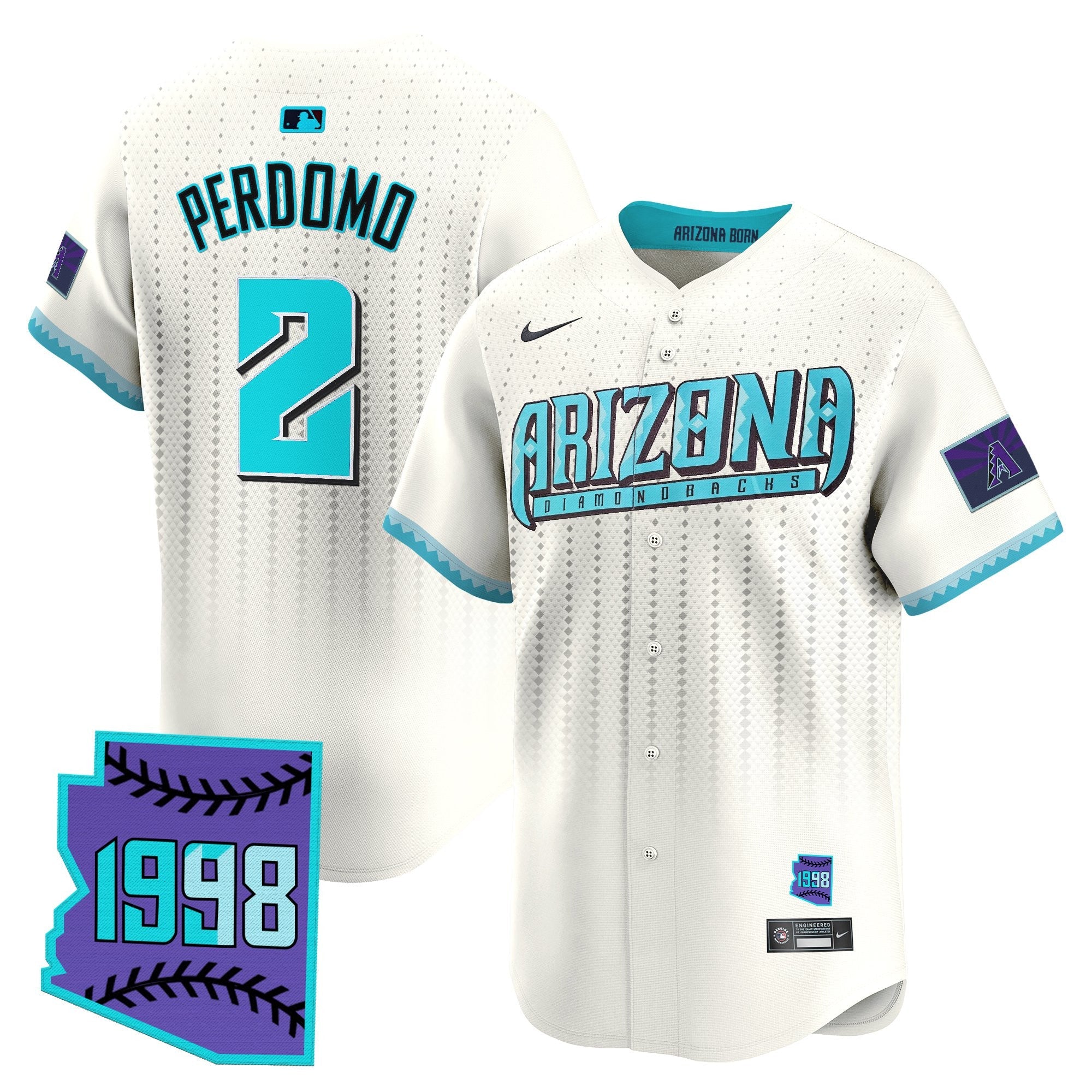 Men’s Arizona 2025 City Connect Vapor Premier Limited Jersey – Stitched