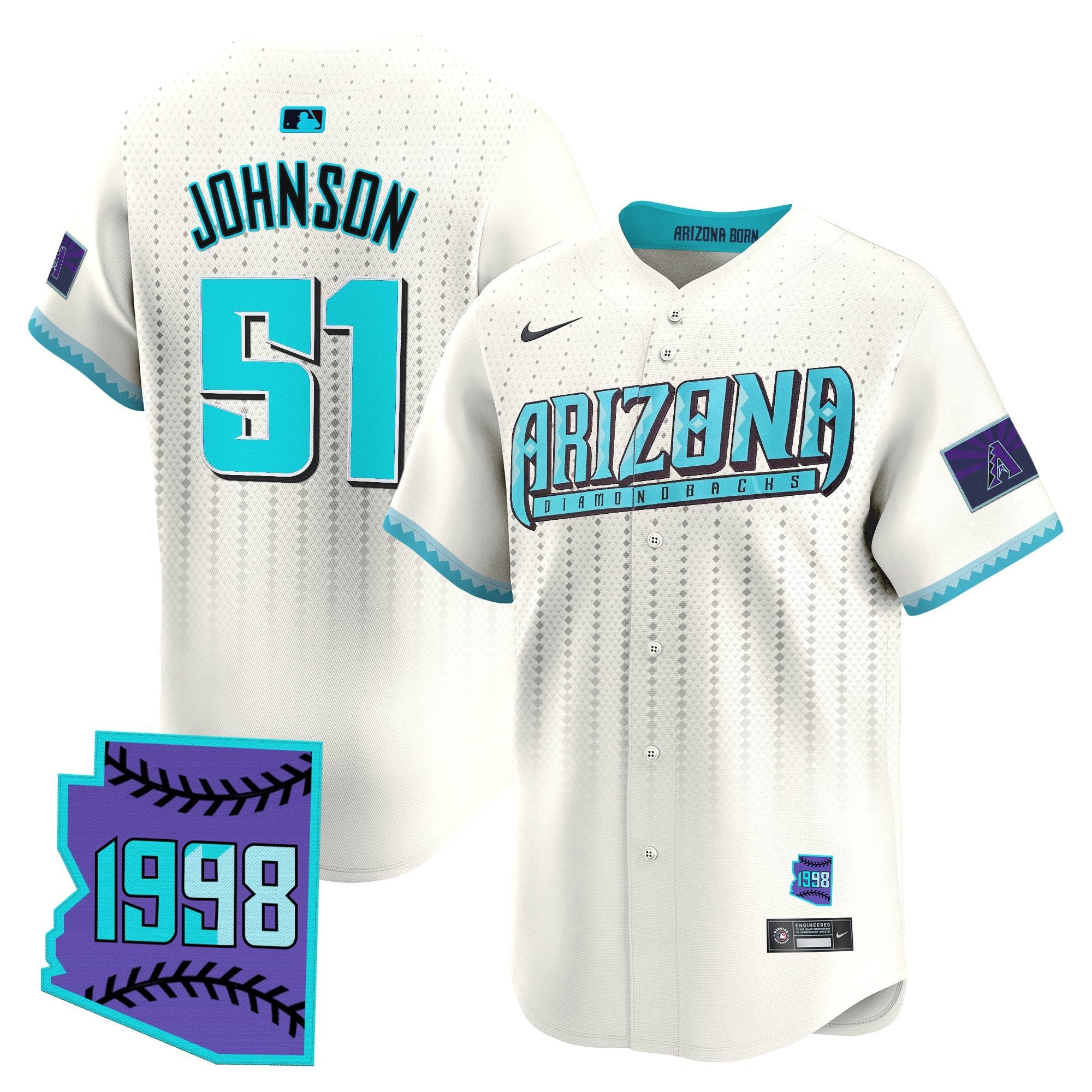 Men’s Arizona 2025 City Connect Vapor Premier Limited Jersey – Stitched