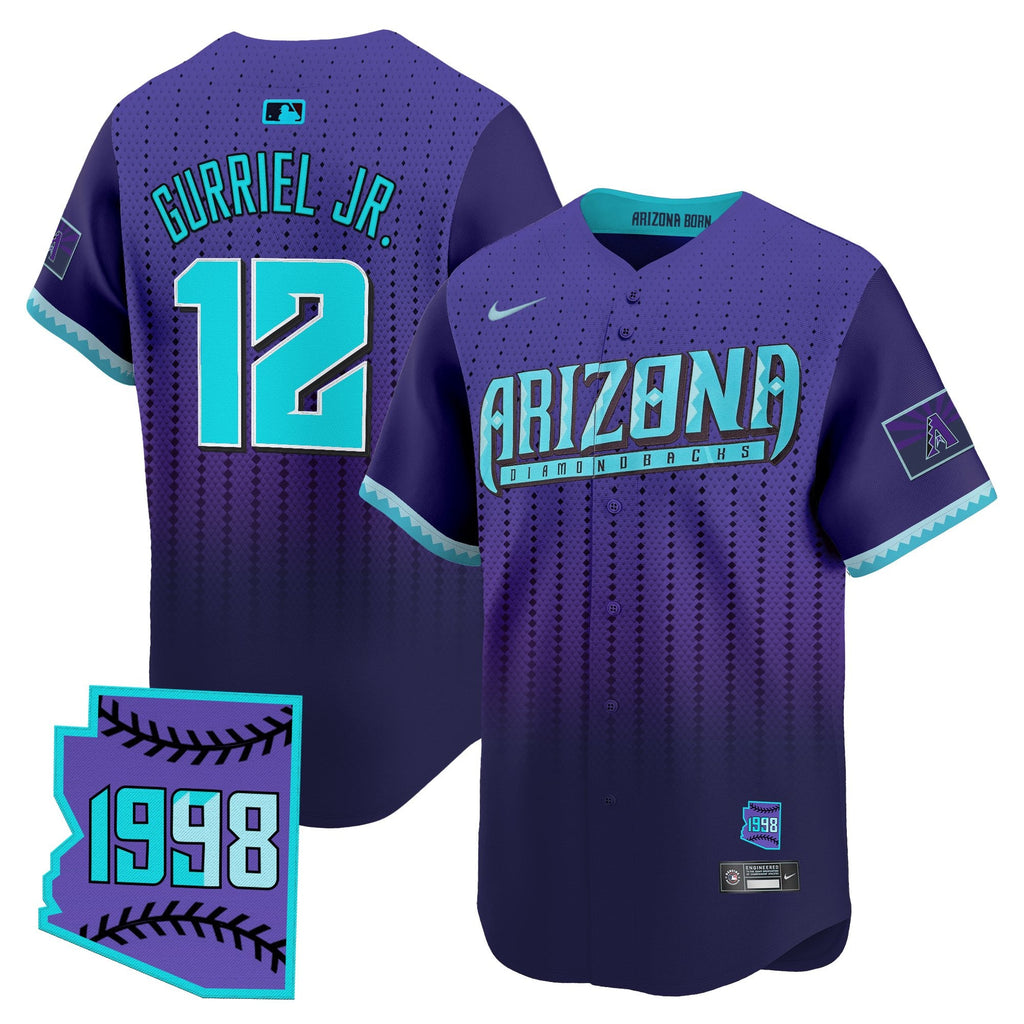 Men’s Arizona 2025 City Connect Vapor Premier Limited Jersey – Stitched