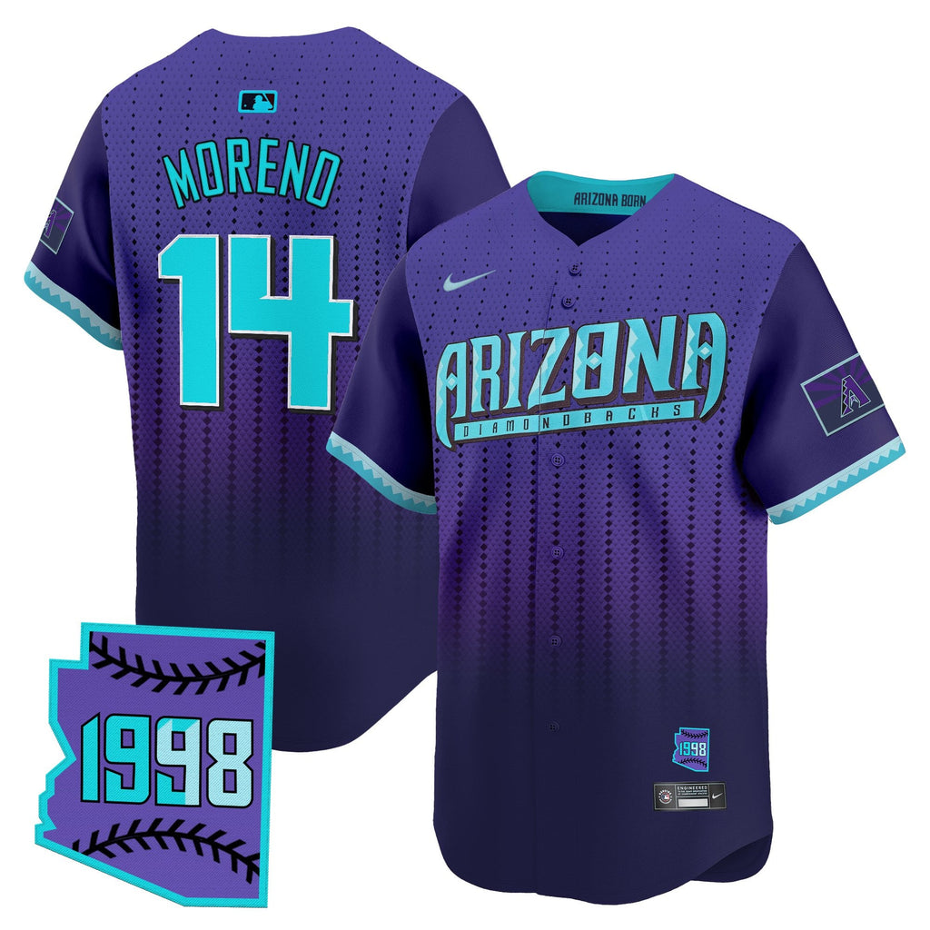 Men’s Arizona 2025 City Connect Vapor Premier Limited Jersey – Stitched