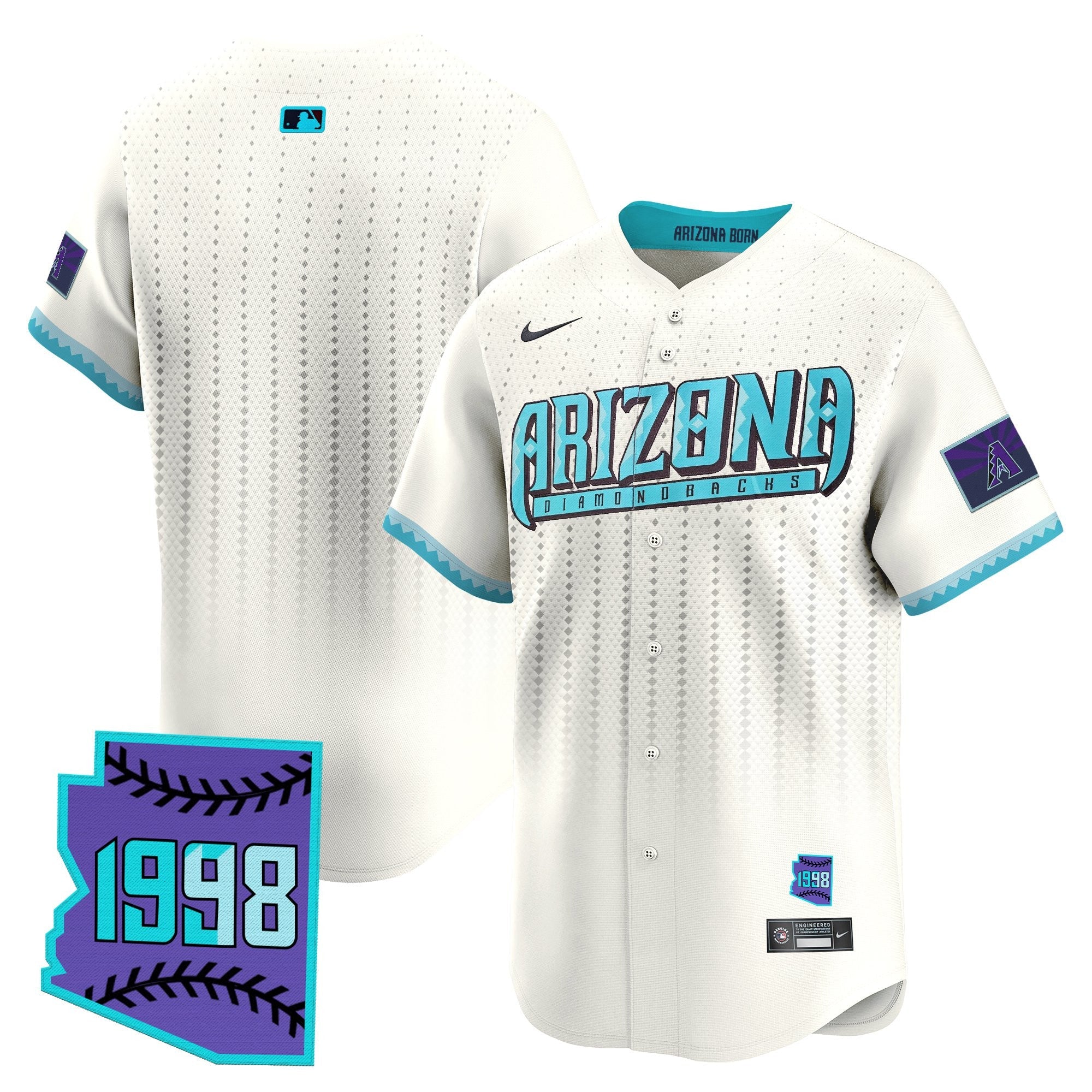 Men’s Arizona 2025 City Connect Vapor Premier Limited Jersey – Stitched