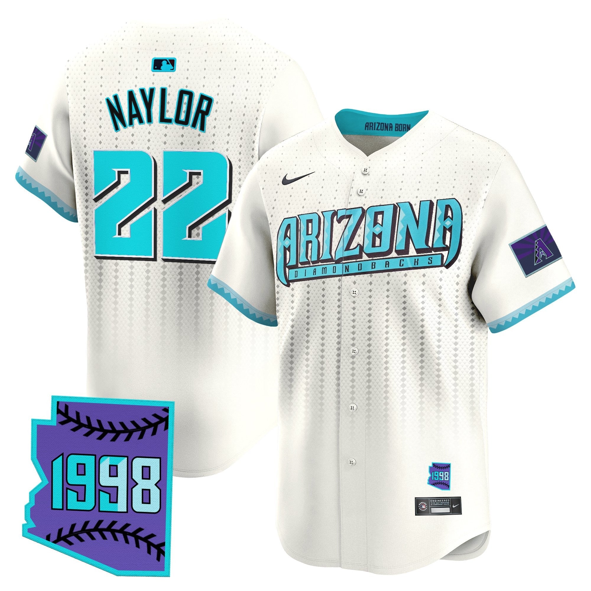 Men’s Arizona 2025 City Connect Vapor Premier Limited Jersey – Stitched