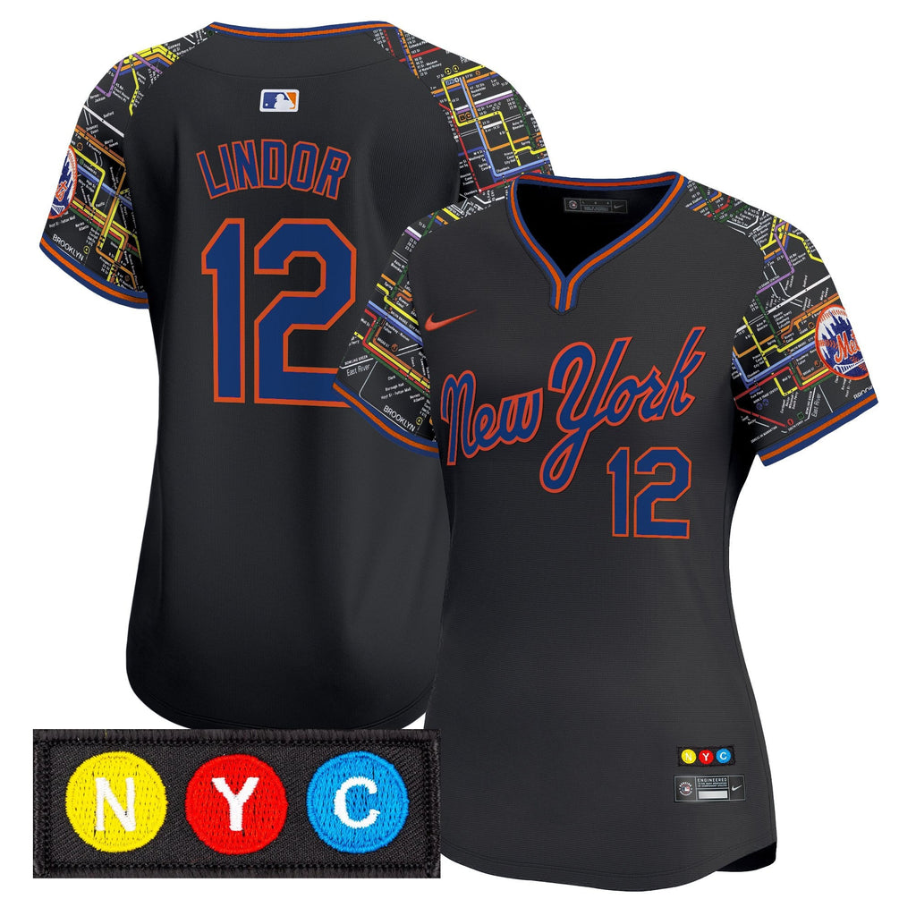 Women’s New York Subway Style Vapor Premier Limited Jersey – Stitched