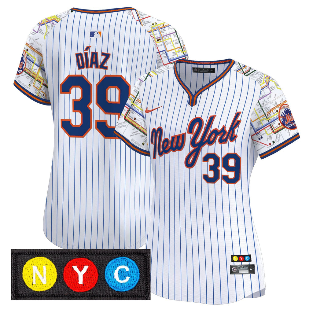 Women’s New York Subway Style Vapor Premier Limited Jersey – Stitched
