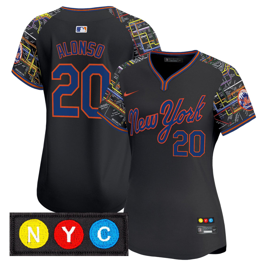 Women’s New York Subway Style Vapor Premier Limited Jersey – Stitched