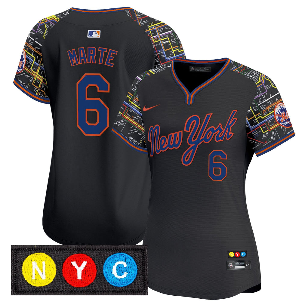 Women’s New York Subway Style Vapor Premier Limited Jersey – Stitched