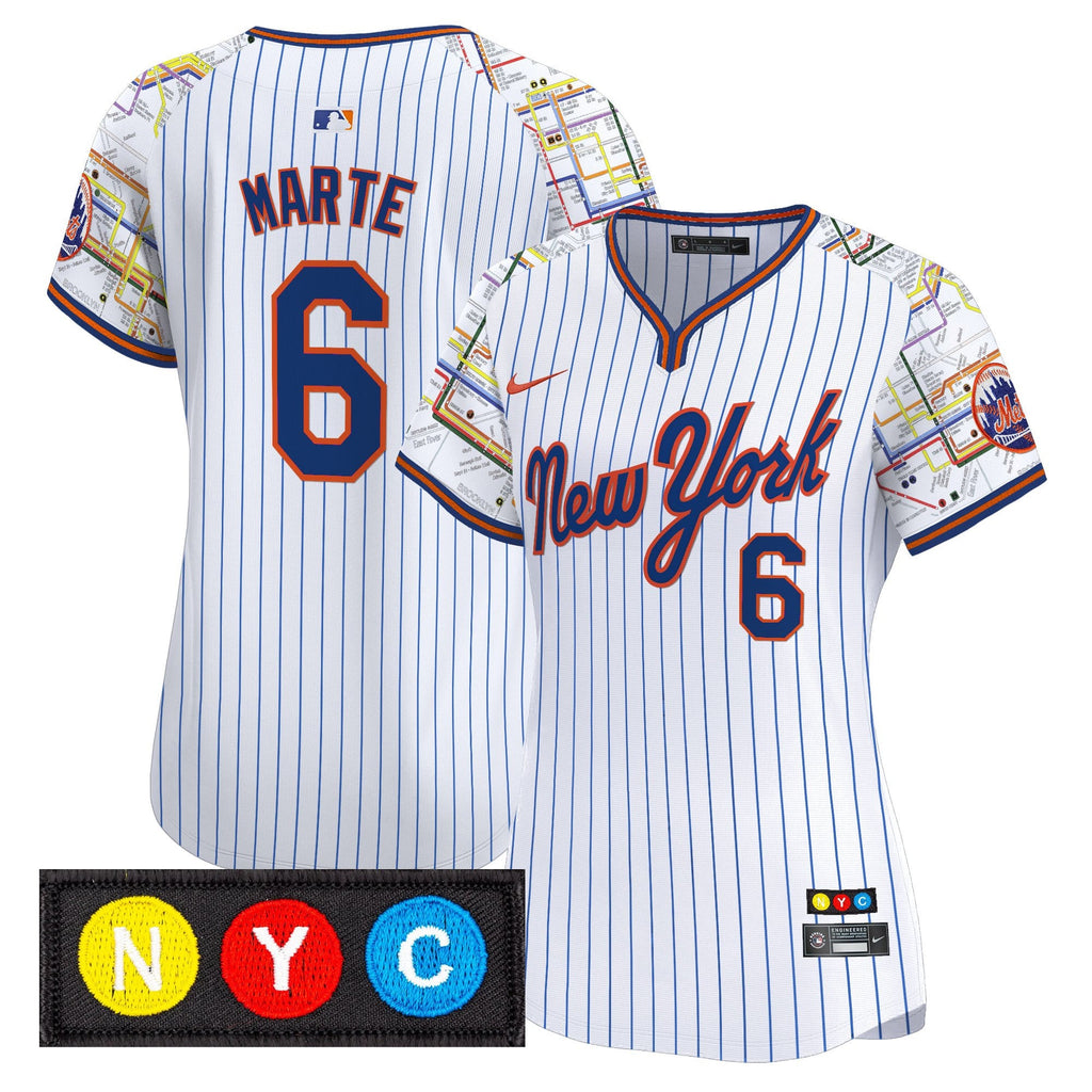 Women’s New York Subway Style Vapor Premier Limited Jersey – Stitched