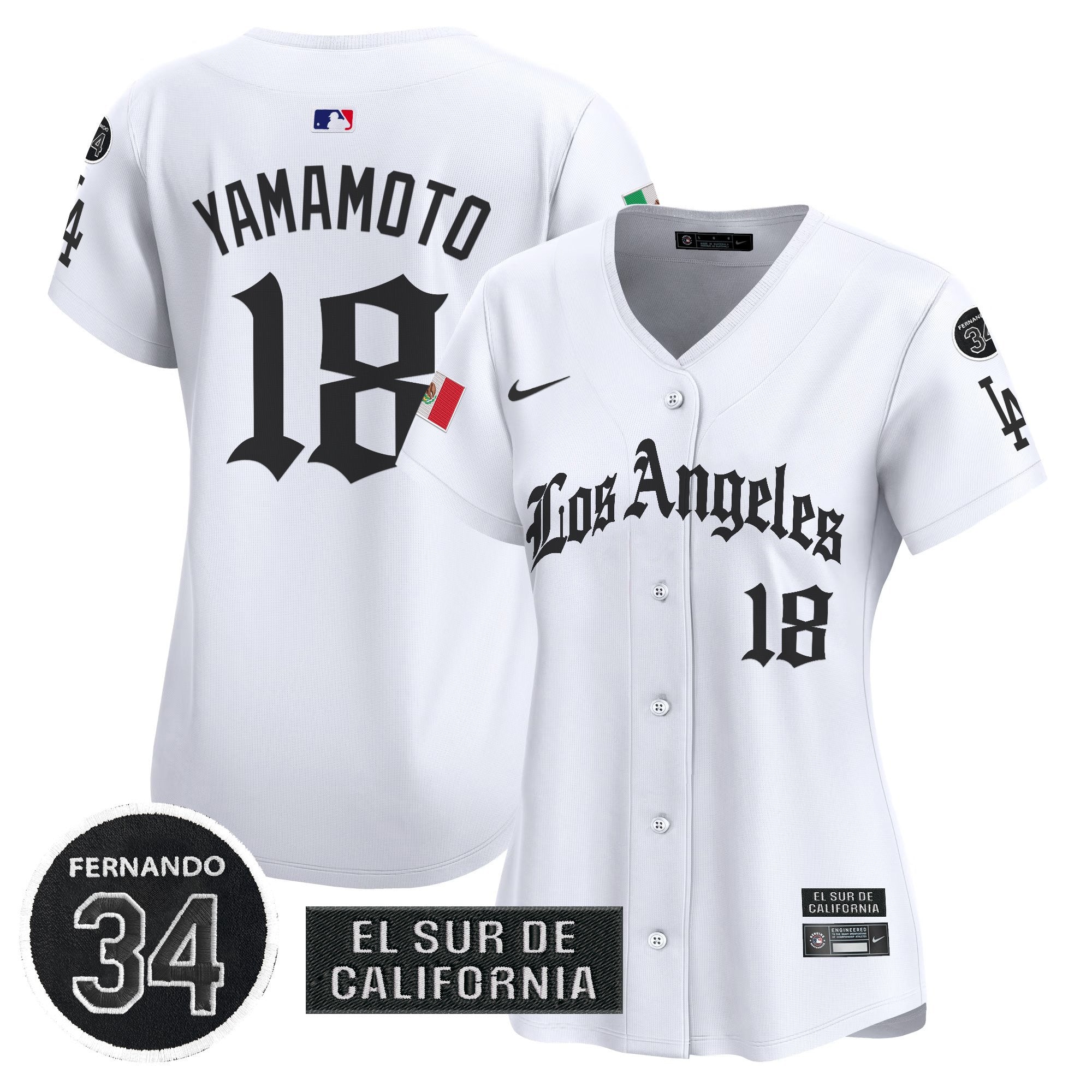 Women’s Mexico 2025 LA Gothic Style Vapor Premier Limited Jersey
