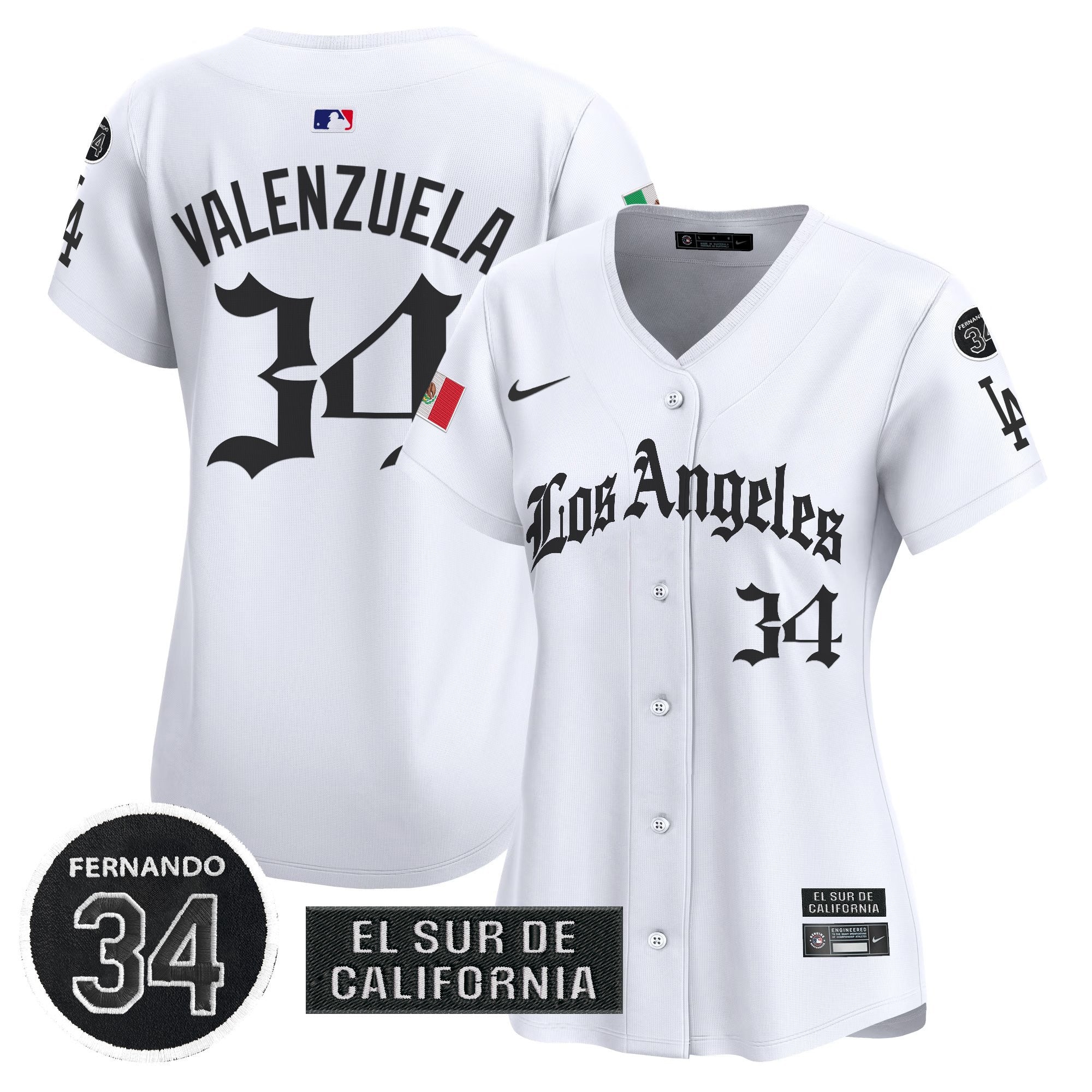 Women’s Mexico 2025 LA Gothic Style Vapor Premier Limited Jersey