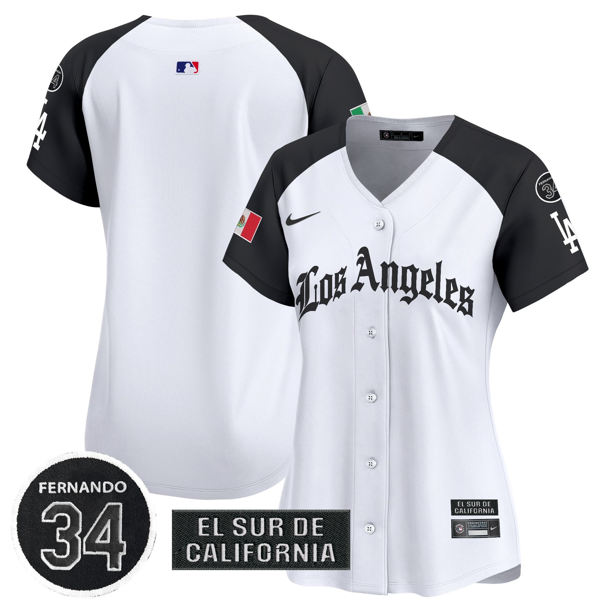 Women’s Mexico 2025 LA Gothic Style Vapor Premier Limited Jersey