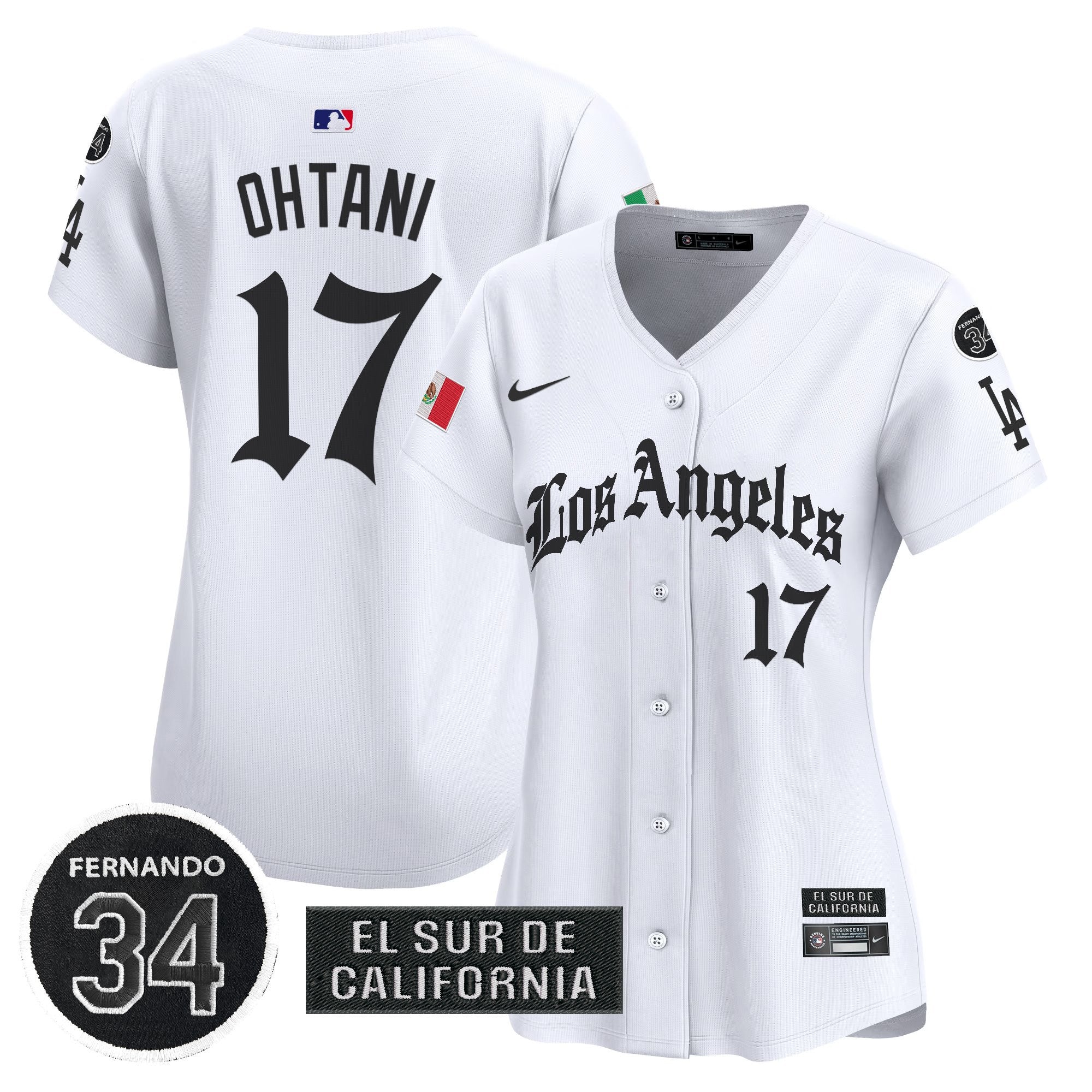 Women’s Mexico 2025 LA Gothic Style Vapor Premier Limited Jersey