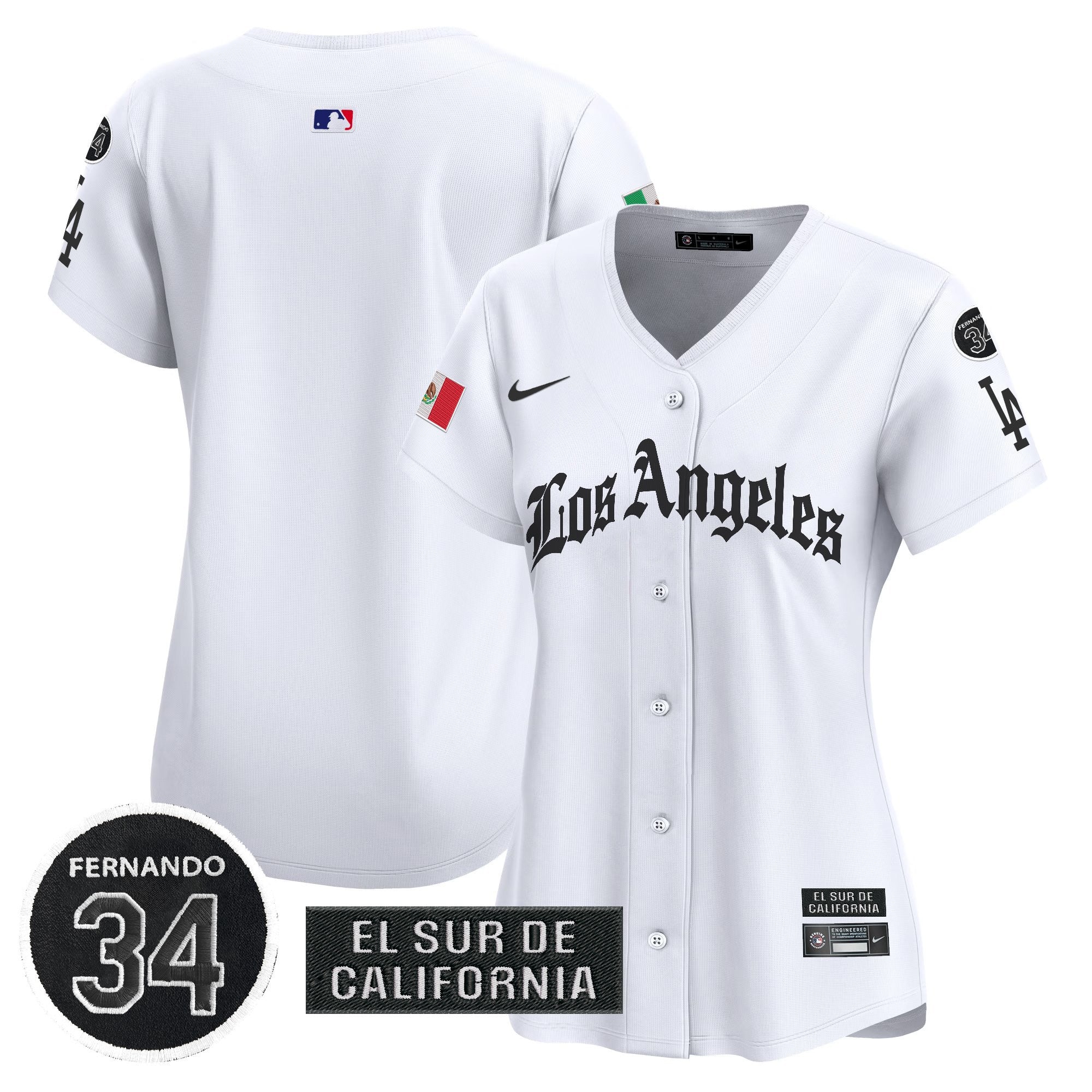 Women’s Mexico 2025 LA Gothic Style Vapor Premier Limited Jersey