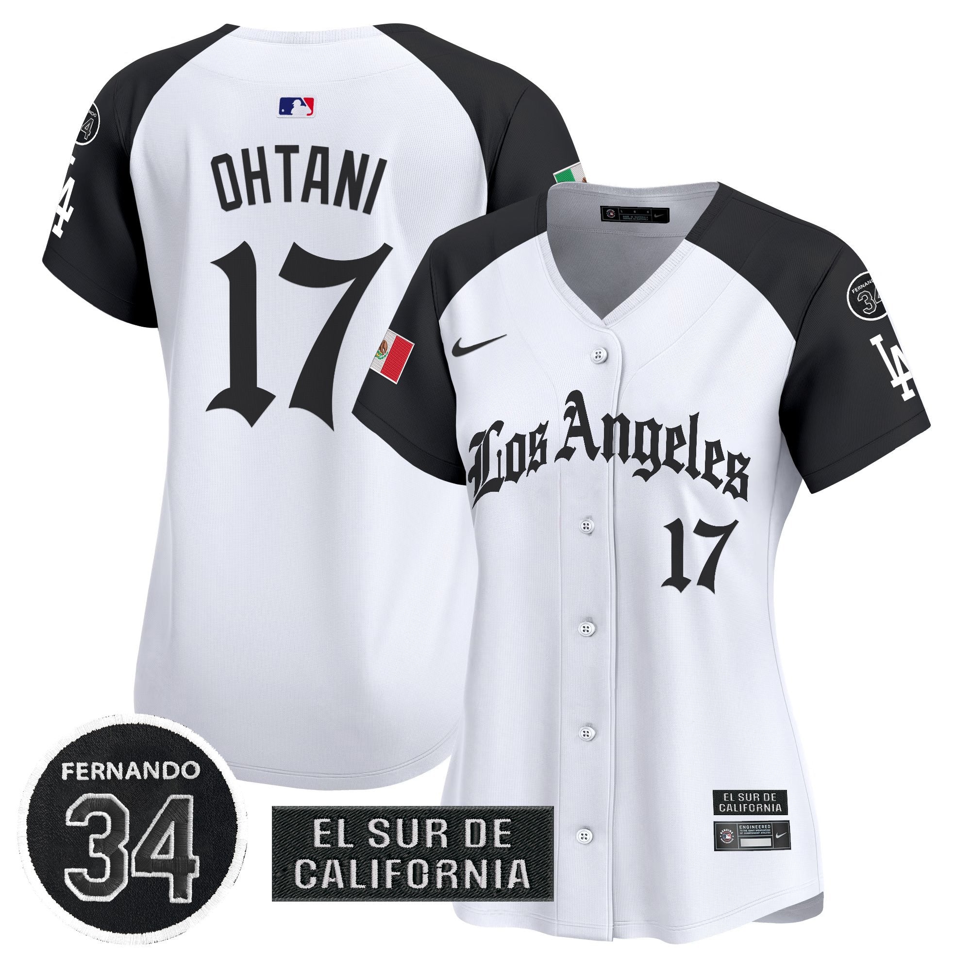 Women’s Mexico 2025 LA Gothic Style Vapor Premier Limited Jersey