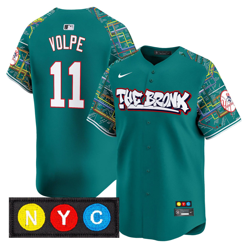 Men’s New York The Bronx Subway Style Vapor Premier Limited Jersey – Stitched