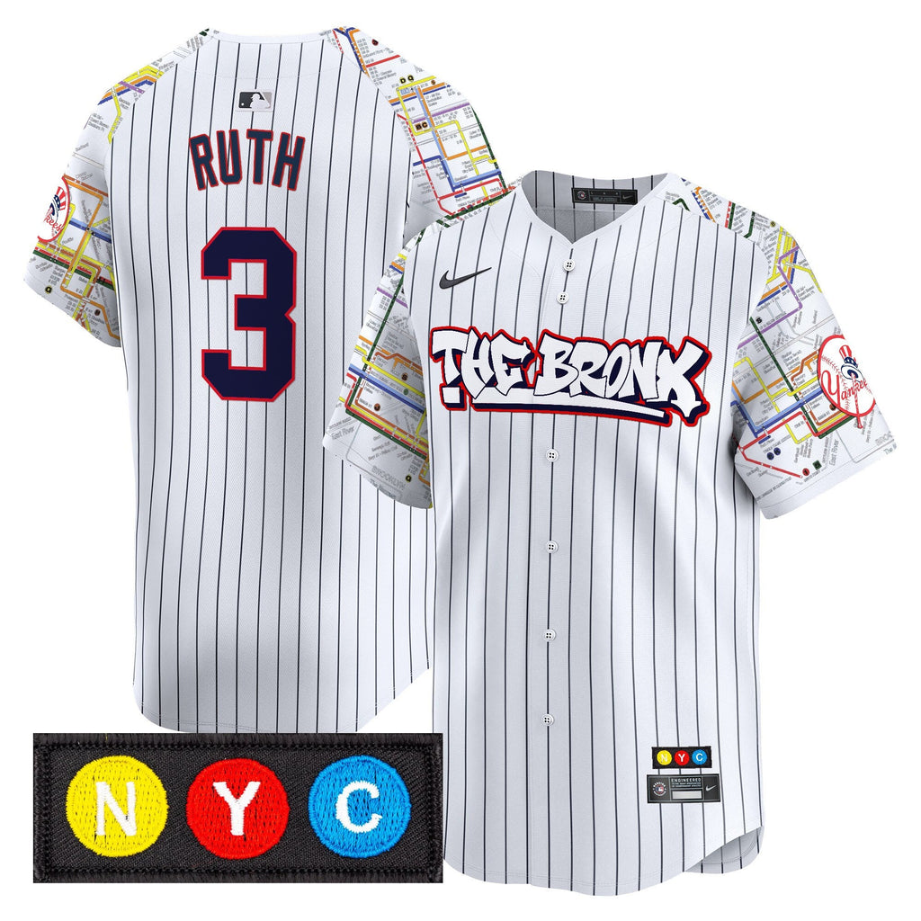 Men’s New York The Bronx Subway Style Vapor Premier Limited Jersey – Stitched