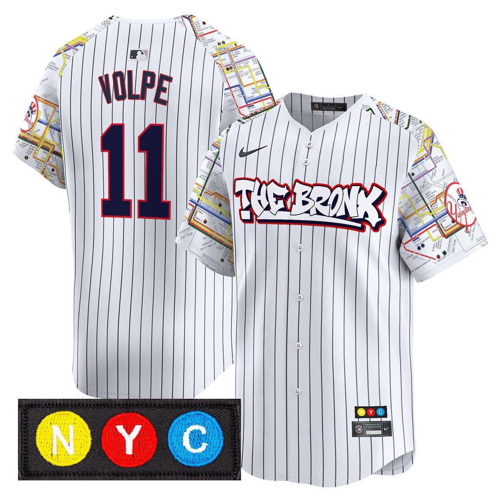 Men’s New York The Bronx Subway Style Vapor Premier Limited Jersey – Stitched