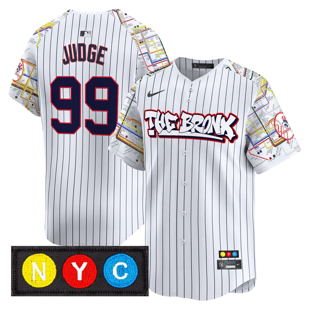 Men’s New York The Bronx Subway Style Vapor Premier Limited Jersey – Stitched