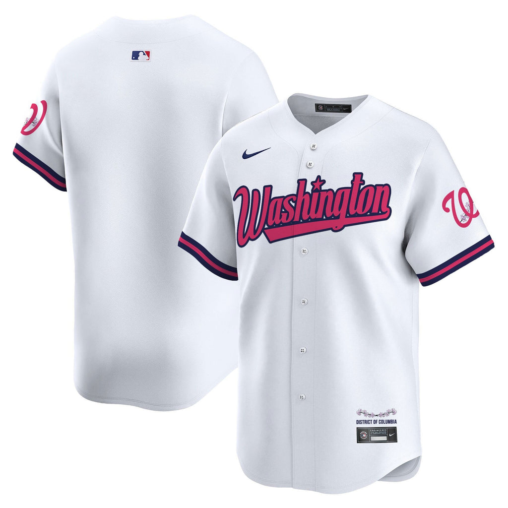 Men’s Washington Cherry Blossom Style Vapor Limited Jersey