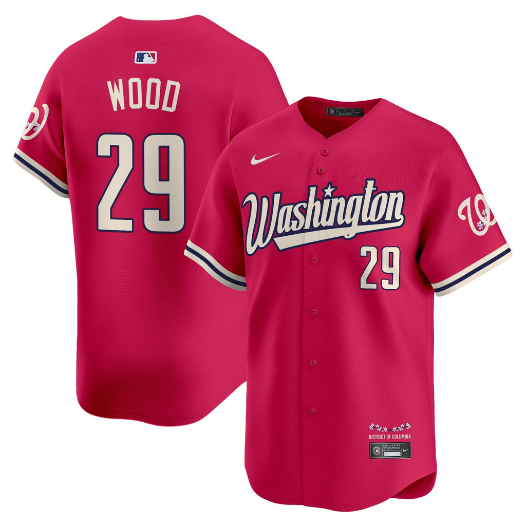 Men’s Washington Cherry Blossom Style Vapor Limited Jersey