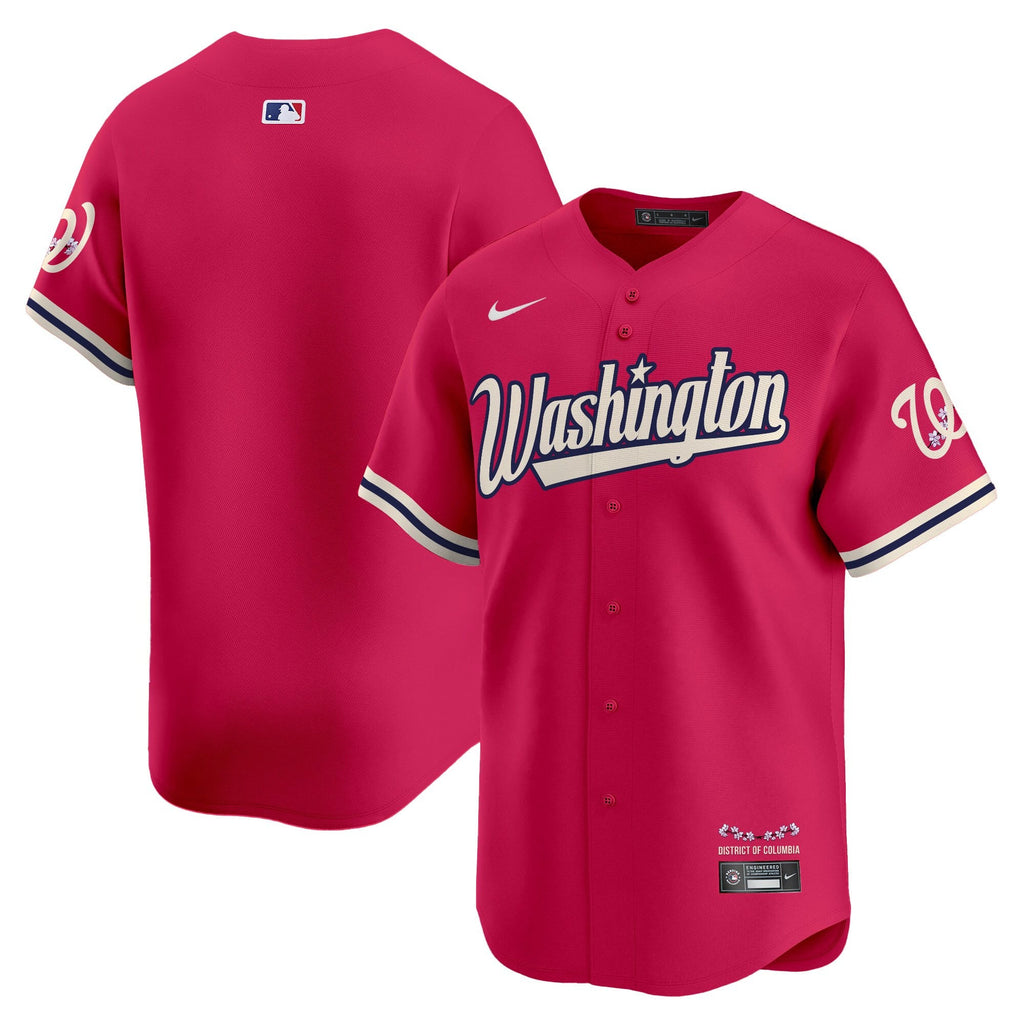 Men’s Washington Cherry Blossom Style Vapor Limited Jersey