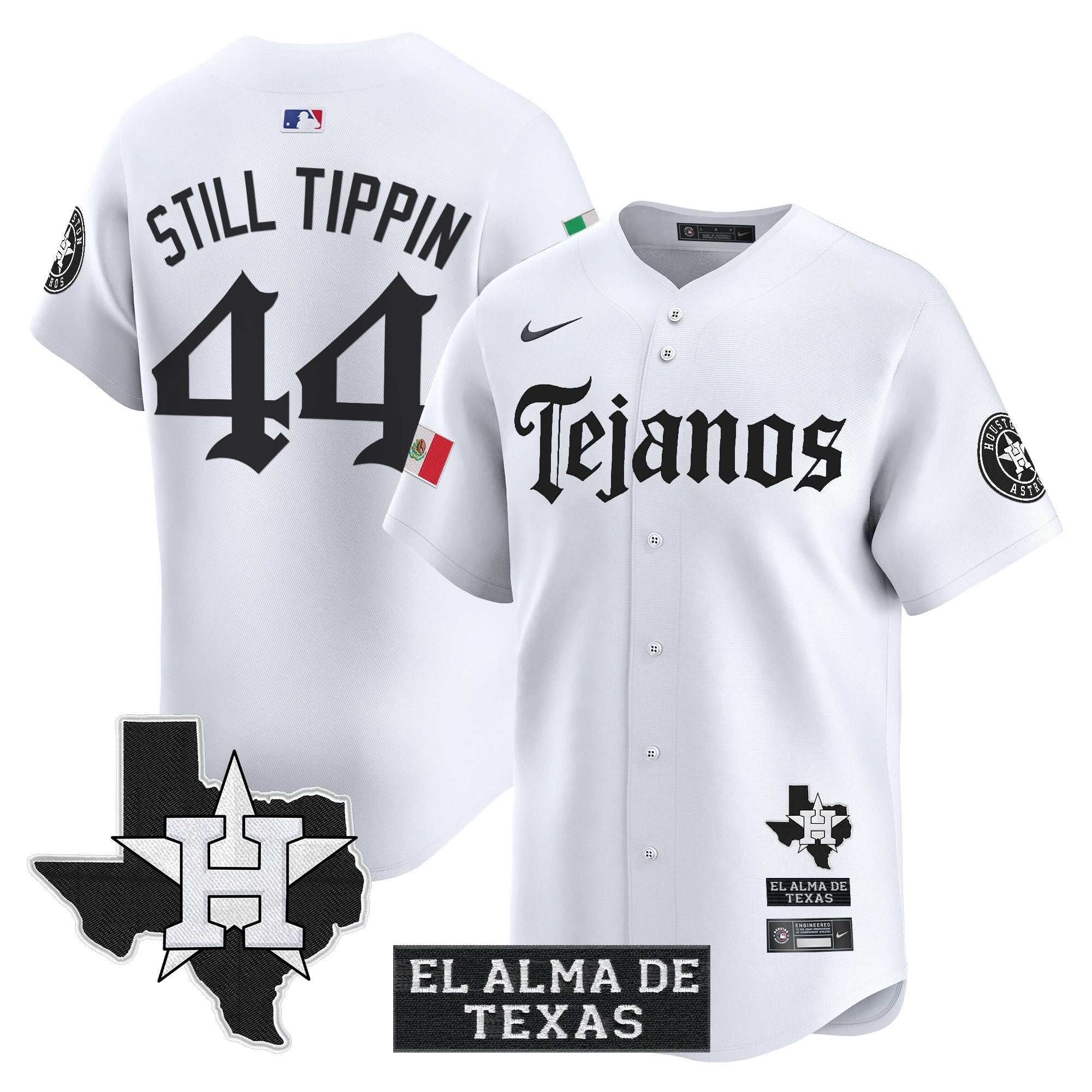 Men’s Houston Mexico Tejano Barrio Style Vapor Premier Limited Jersey