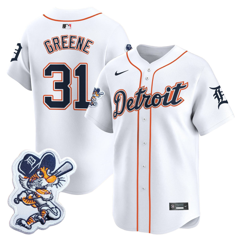 Men’s Detroit Paws Patch Vapor Premier Limited Jersey