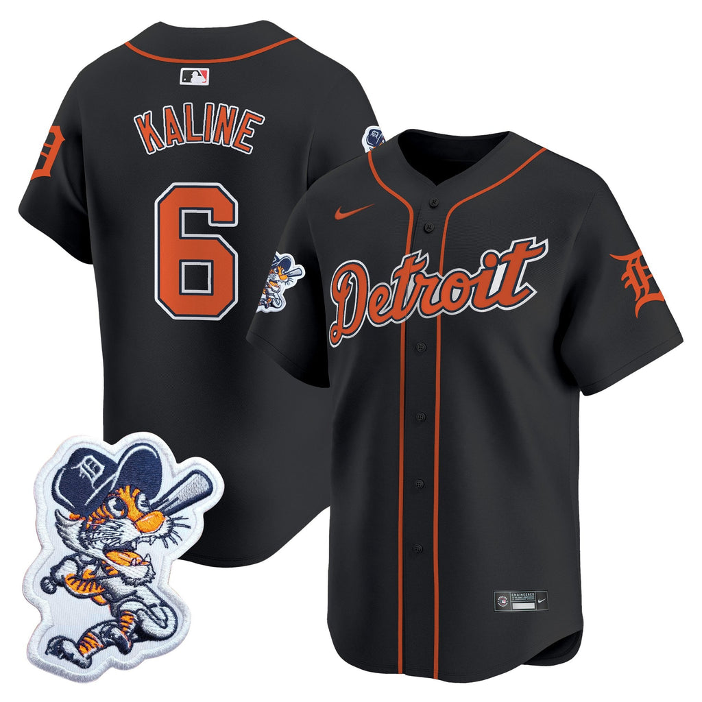Men’s Detroit Paws Patch Vapor Premier Limited Jersey