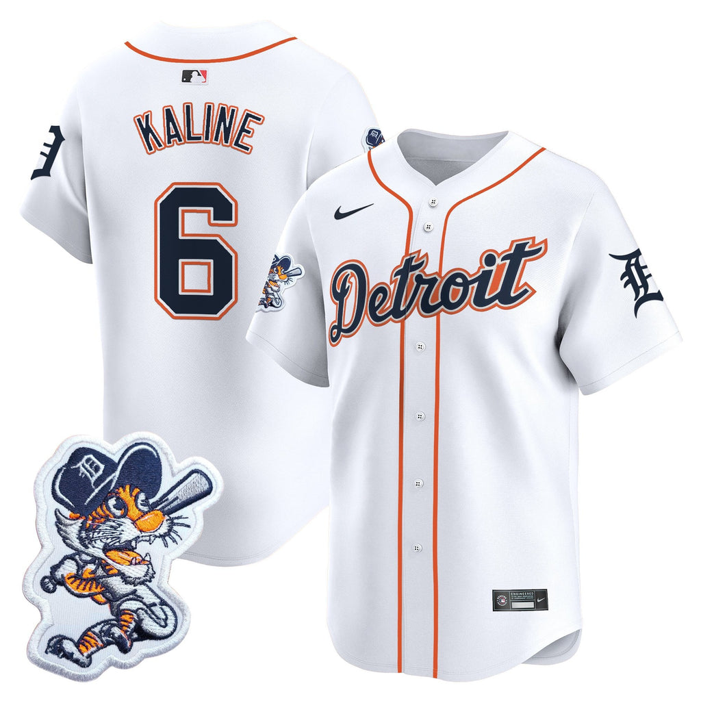 Men’s Detroit Paws Patch Vapor Premier Limited Jersey
