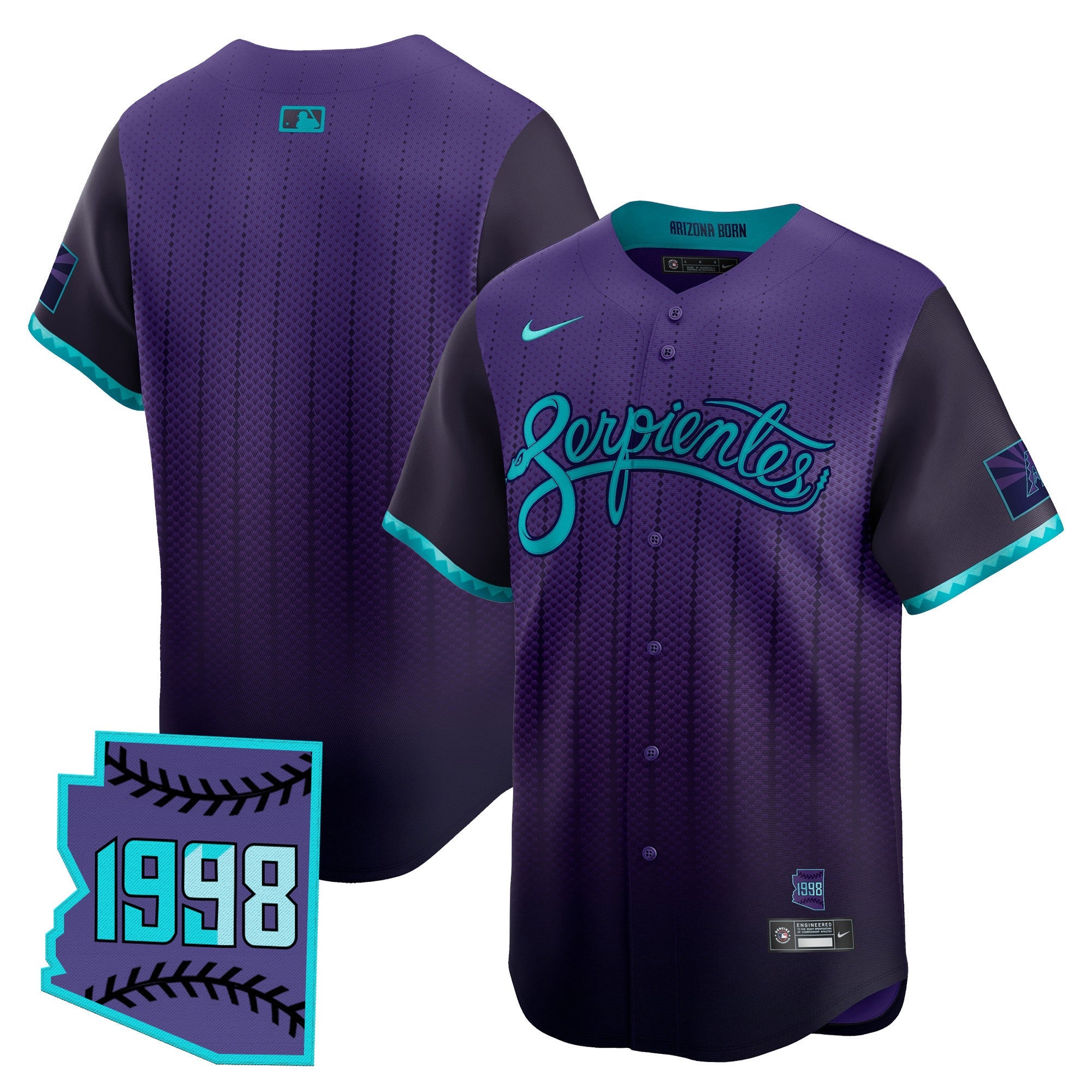 Men’s Arizona 2025 City Connect Vapor Premier Limited Jersey V2 – Stitched