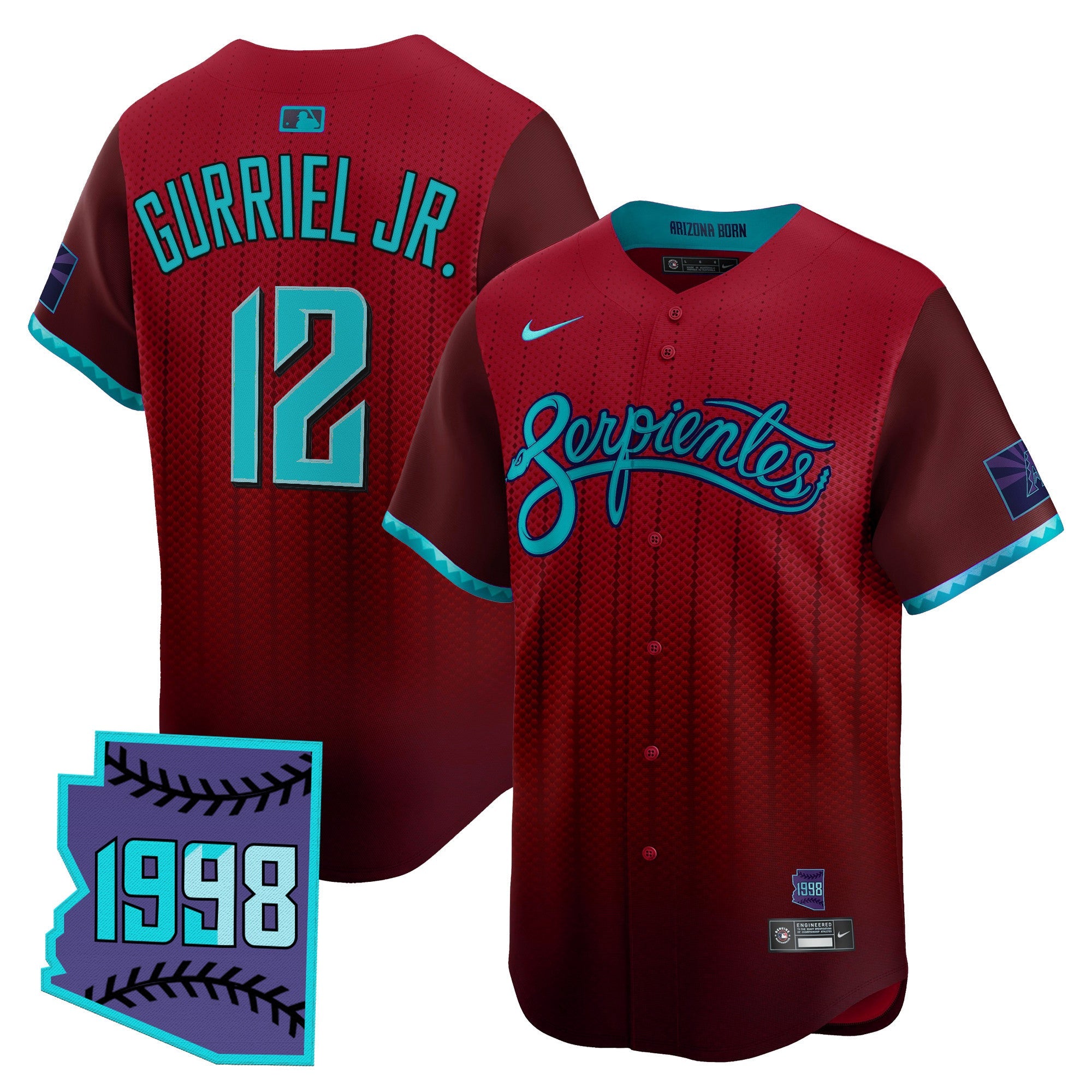 Men’s Arizona 2025 City Connect Vapor Premier Limited Jersey V2 – Stitched