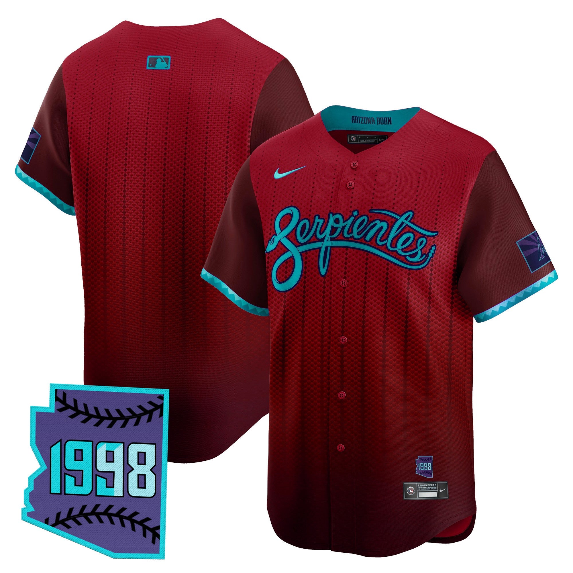 Men’s Arizona 2025 City Connect Vapor Premier Limited Jersey V2 – Stitched
