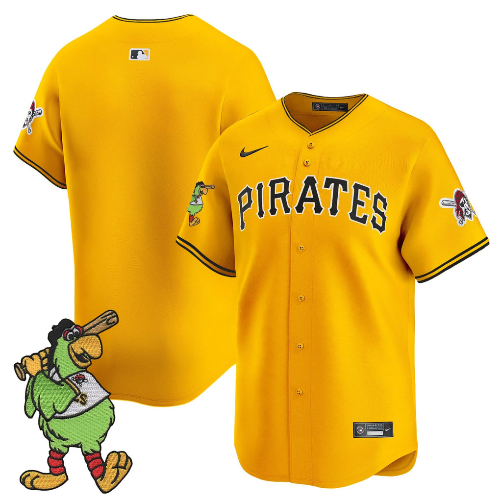 Men’s Pittsburgh Pirate Parrot Patch Vapor Premier Limited Jersey