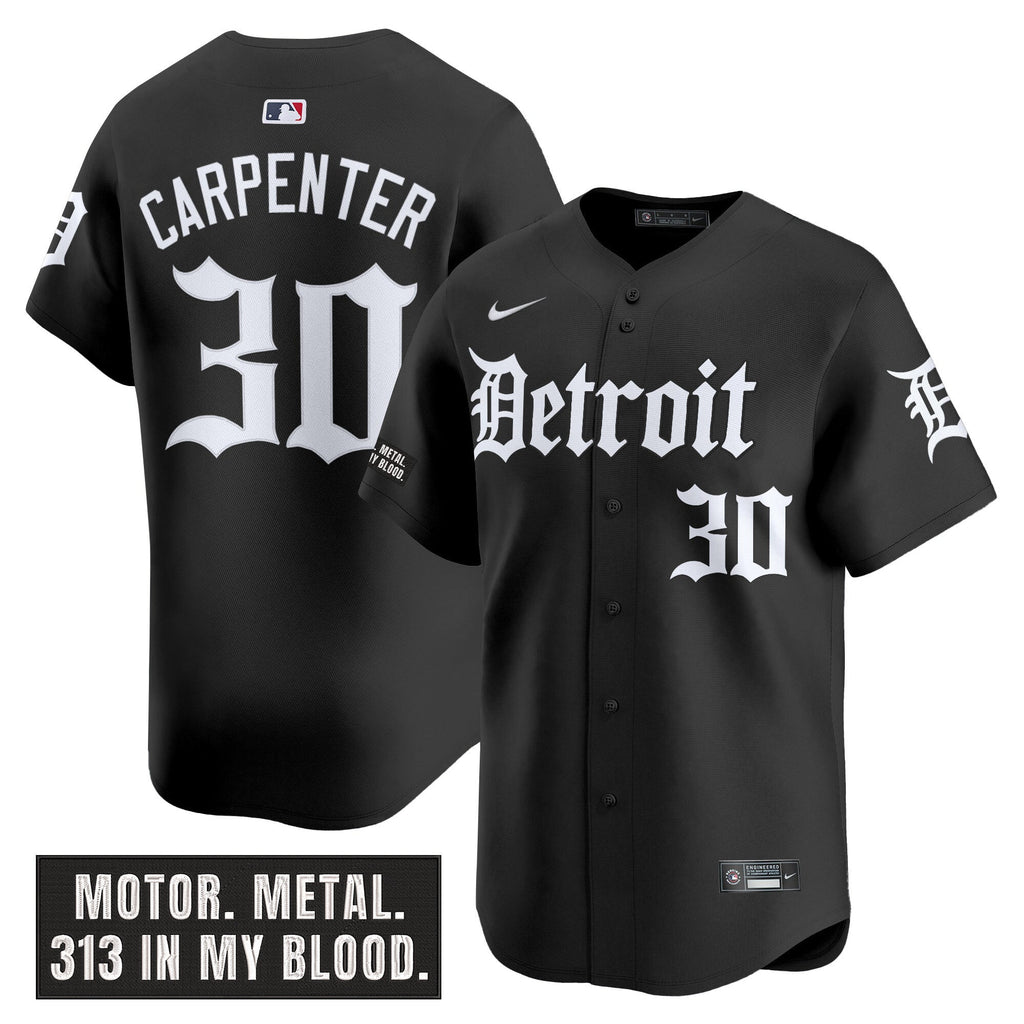 Men’s Detroit ‘Motor Gothic Edition’ Vapor Premier Limited Jersey