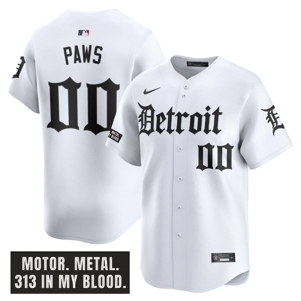 Men’s Detroit ‘Motor Gothic Edition’ Vapor Premier Limited Jersey
