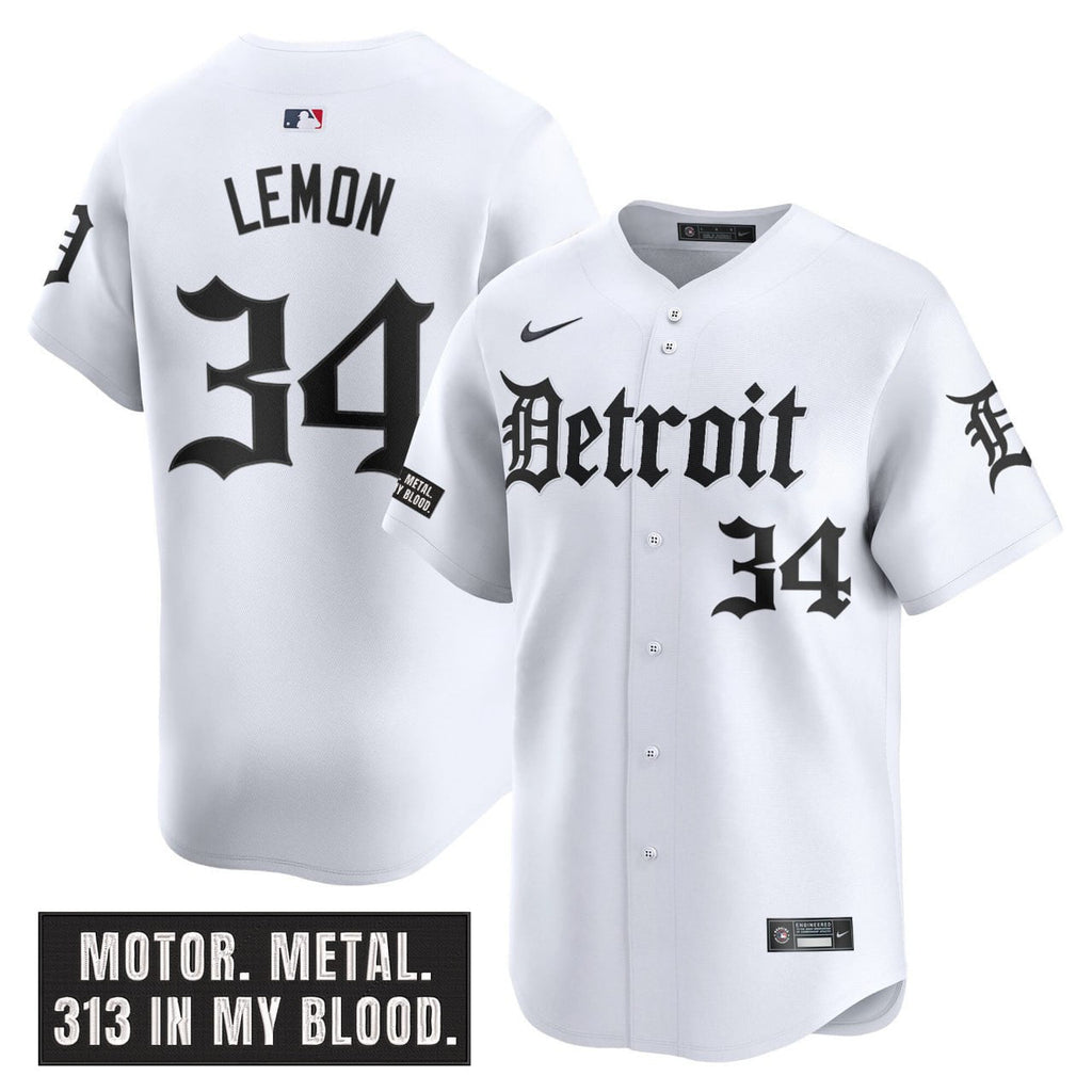 Men’s Detroit ‘Motor Gothic Edition’ Vapor Premier Limited Jersey