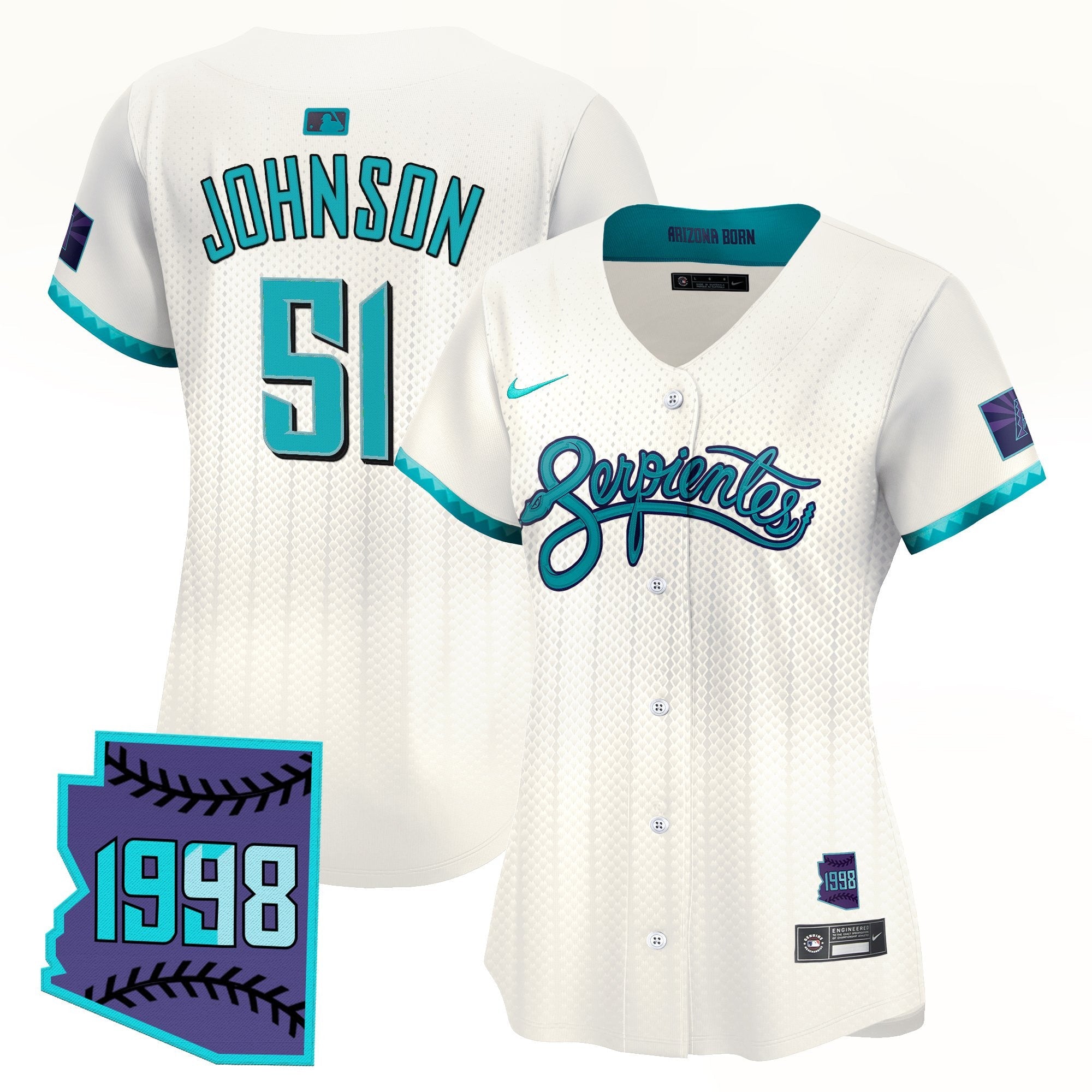 Women’s Arizona 2025 City Connect Vapor Premier Limited Jersey V2 – Stitched