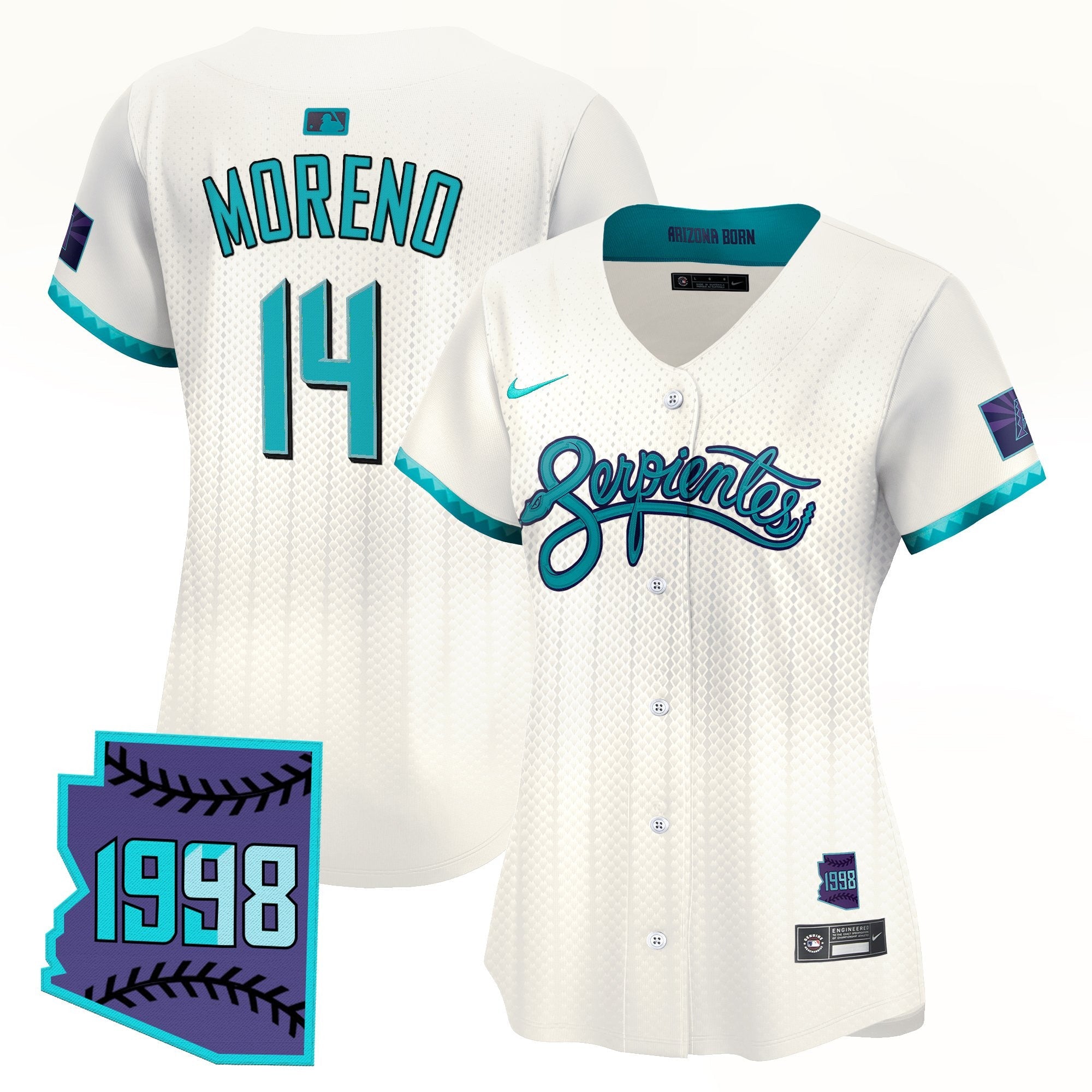 Women’s Arizona 2025 City Connect Vapor Premier Limited Jersey V2 – Stitched