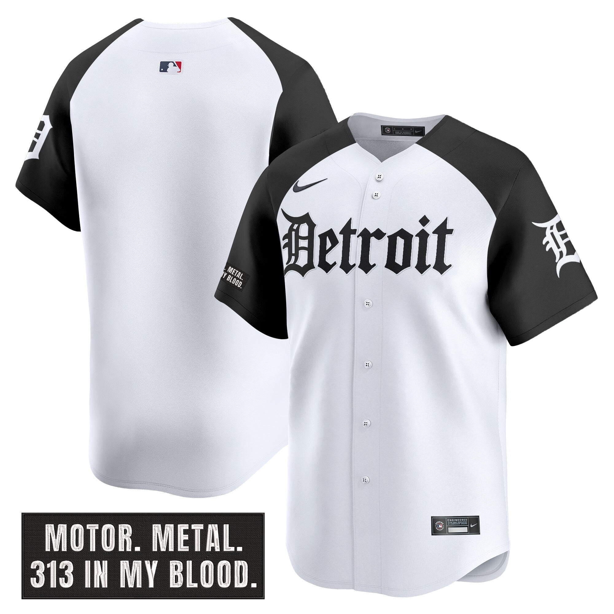 Men’s Detroit ‘Motor Gothic Edition’ Vapor Premier Limited Jersey
