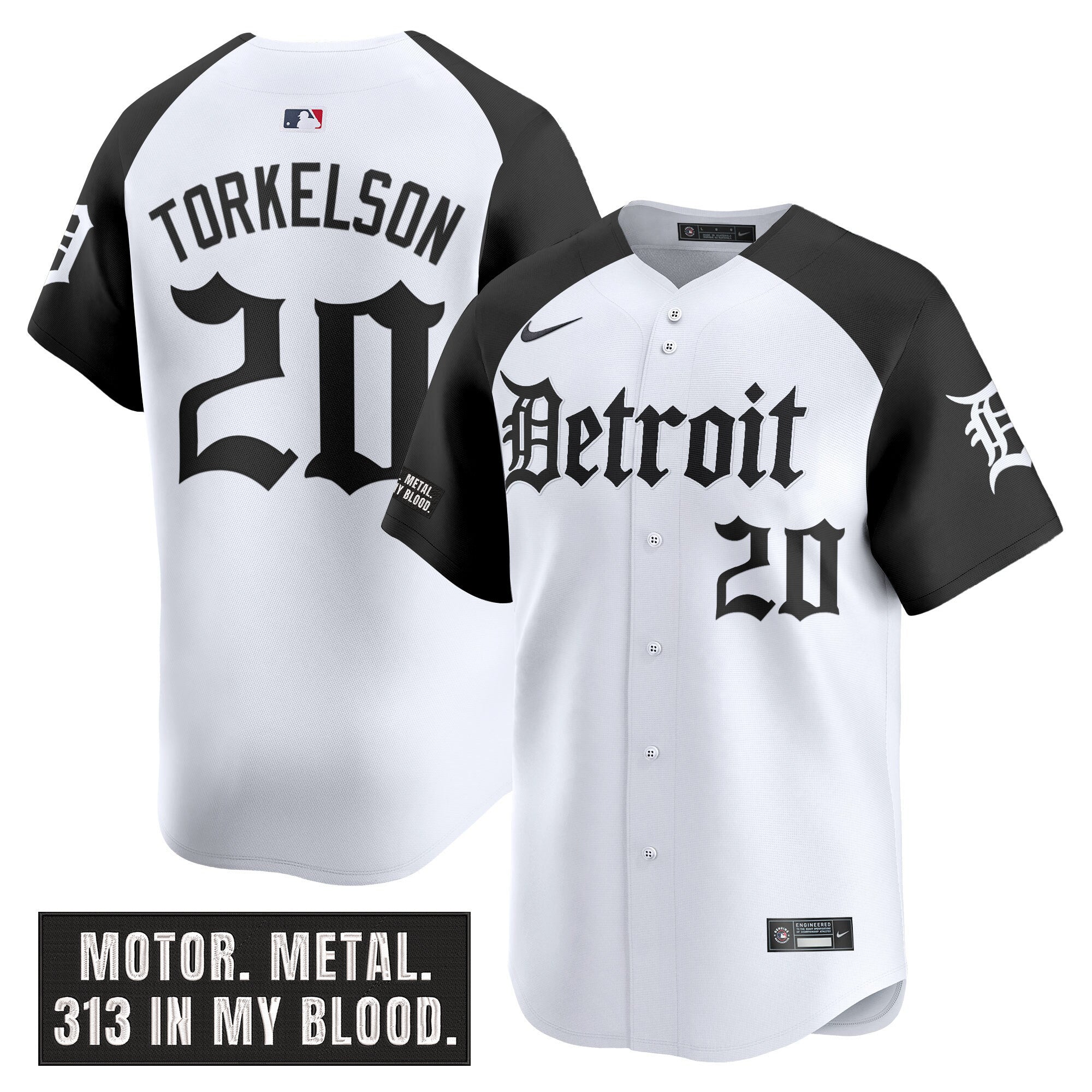 Men’s Detroit ‘Motor Gothic Edition’ Vapor Premier Limited Jersey