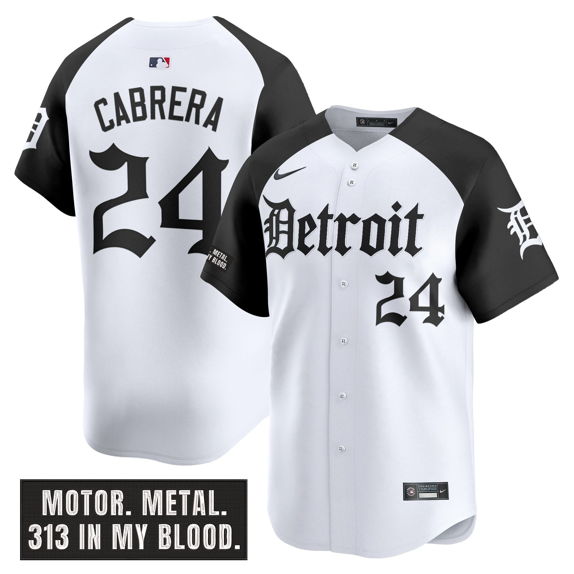 Men’s Detroit ‘Motor Gothic Edition’ Vapor Premier Limited Jersey