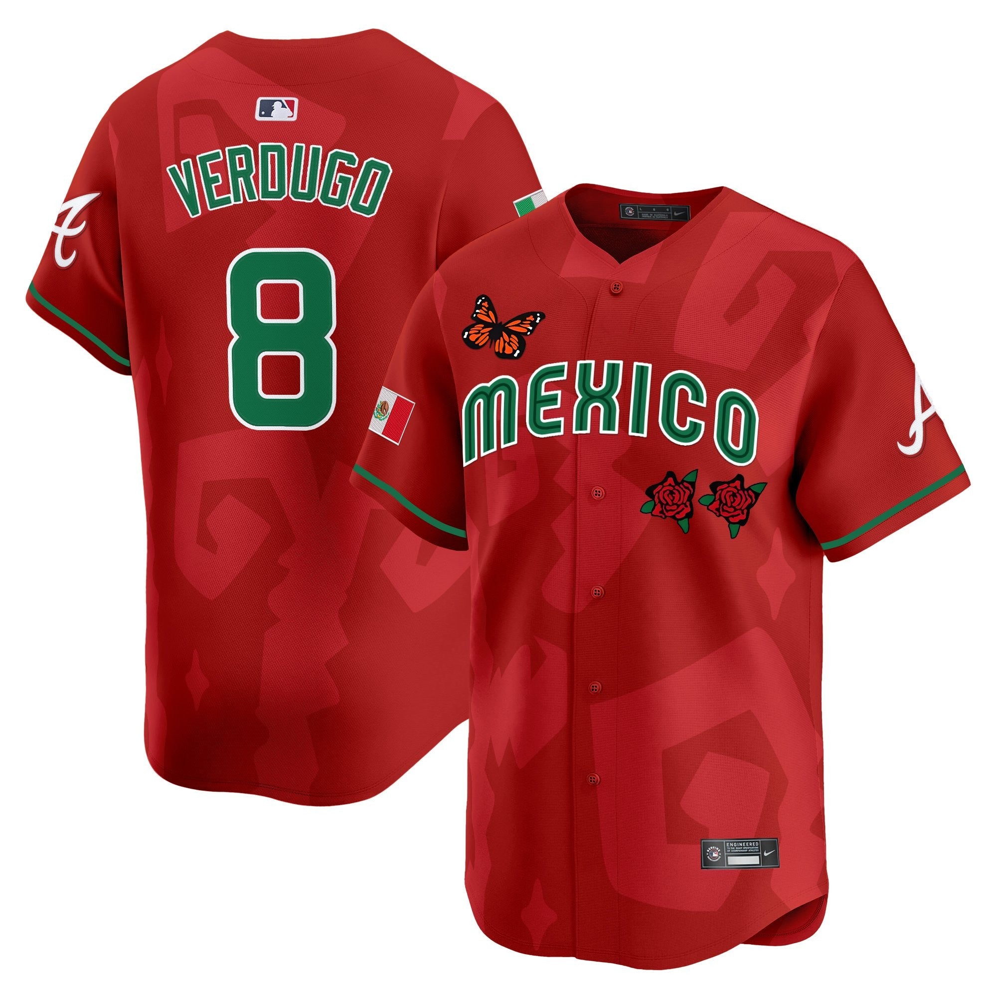 Men’s 2025 Mexican Heritage x Sentrock Vapor Premier Limited Jersey – Stitched