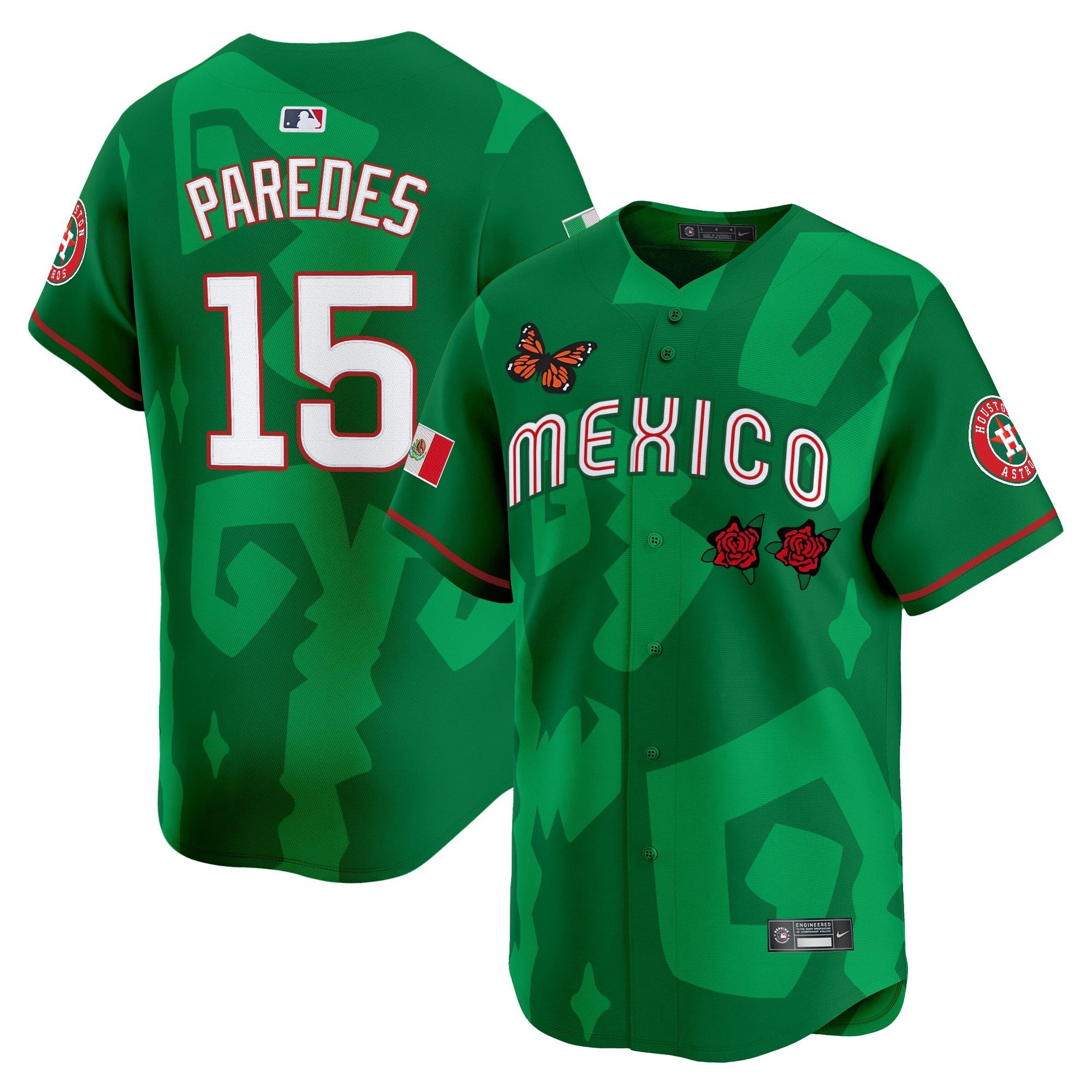 Men’s 2025 Mexican Heritage x Sentrock Vapor Premier Limited Jersey – Stitched