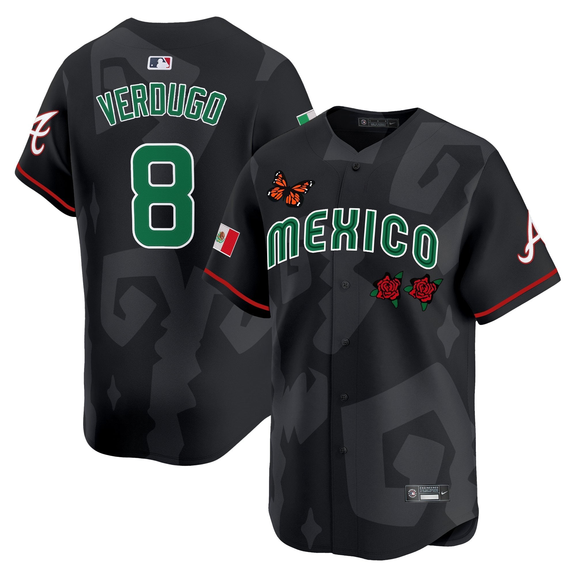 Men’s 2025 Mexican Heritage x Sentrock Vapor Premier Limited Jersey – Stitched