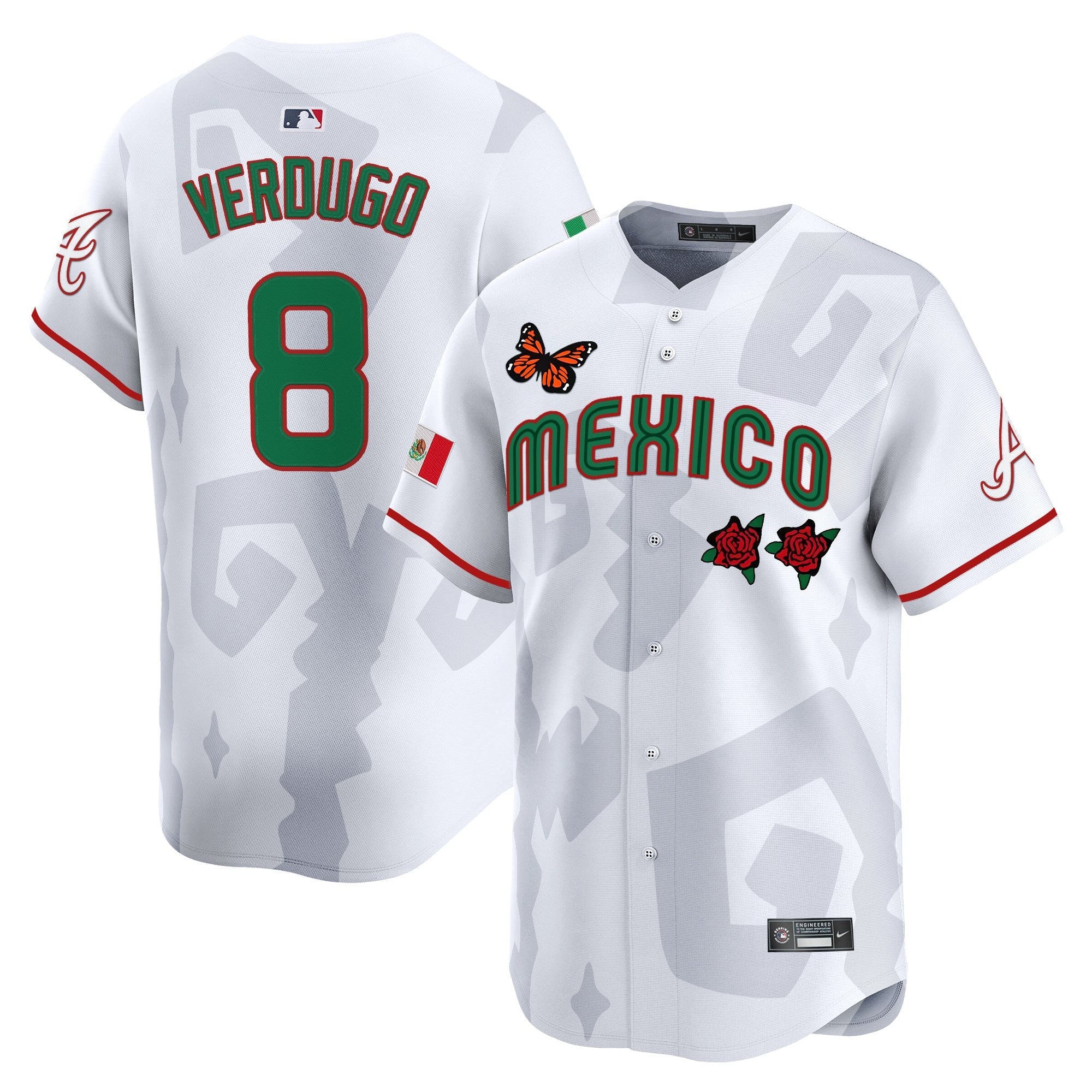 Men’s 2025 Mexican Heritage x Sentrock Vapor Premier Limited Jersey – Stitched