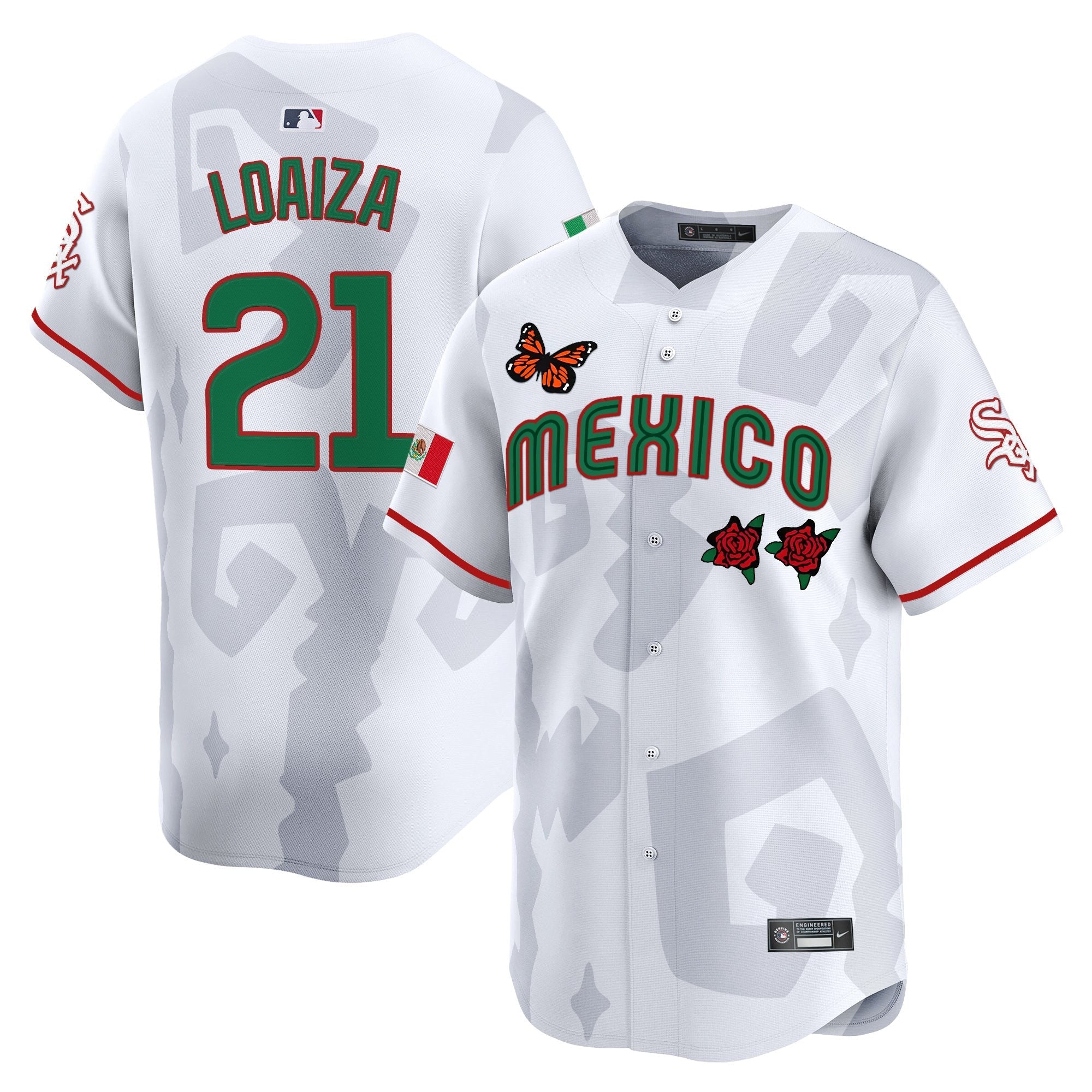 Men’s 2025 Mexican Heritage x Sentrock Vapor Premier Limited Jersey – Stitched