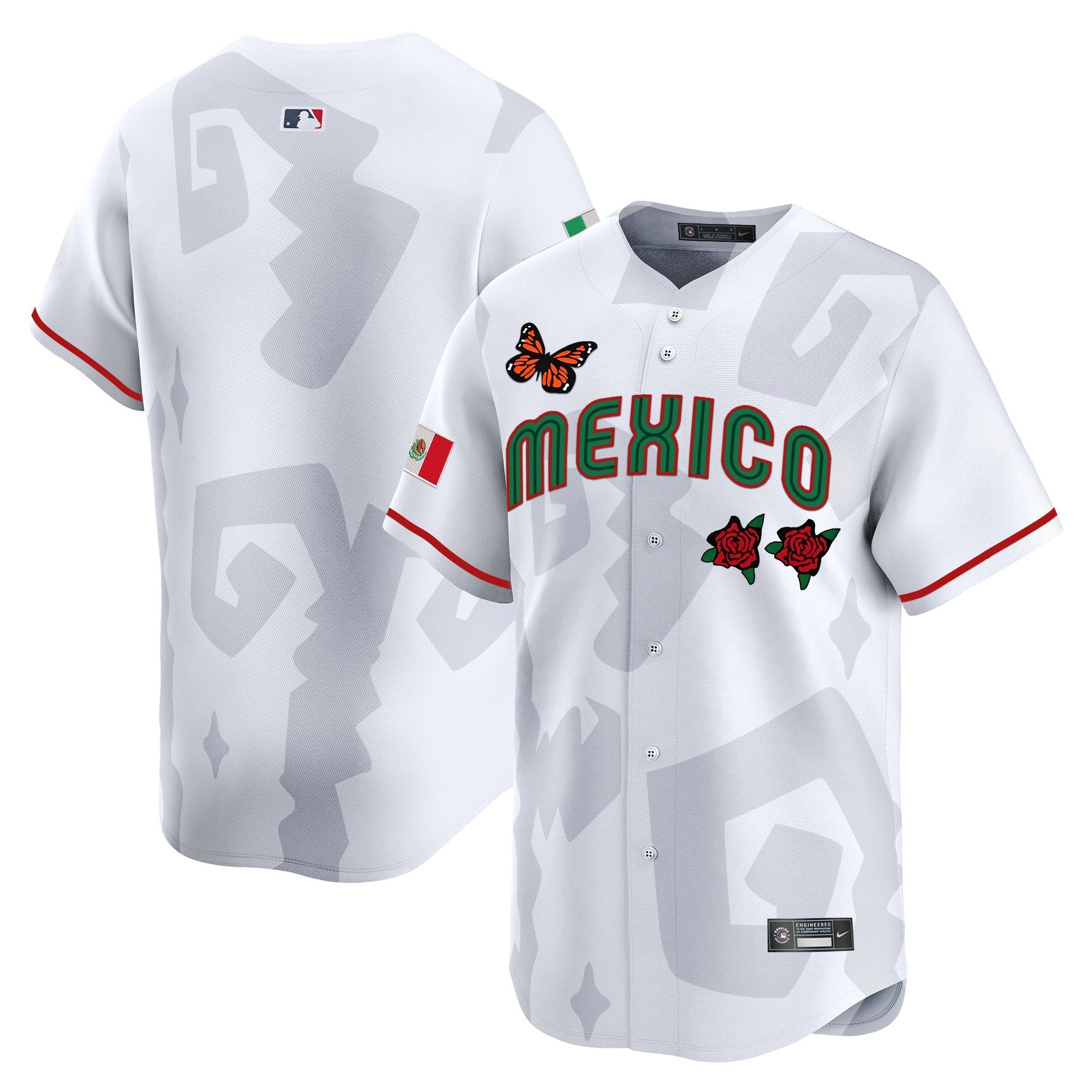 Men’s 2025 Mexican Heritage x Sentrock Vapor Premier Limited Jersey – Stitched
